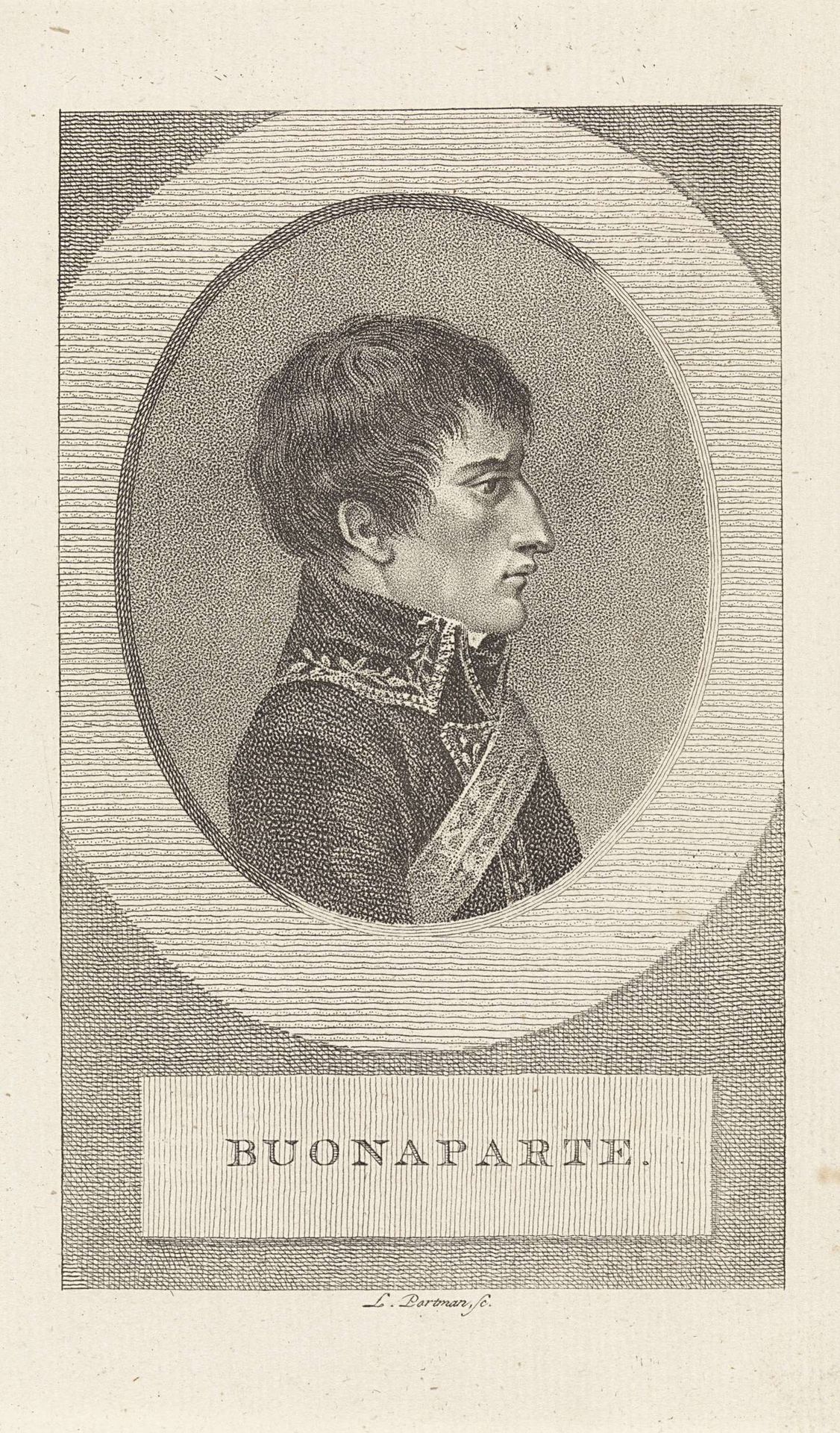 Portret van Napoleon I Bonaparte, keizer der Fransen by Ludwig Gottlieb Portman