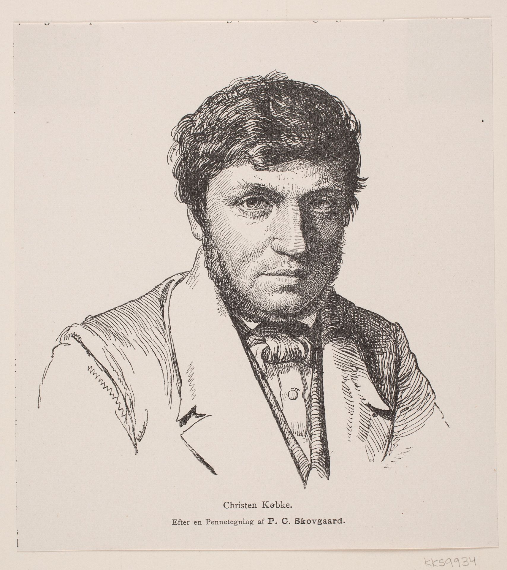 Maleren C. Købke by Anonymous