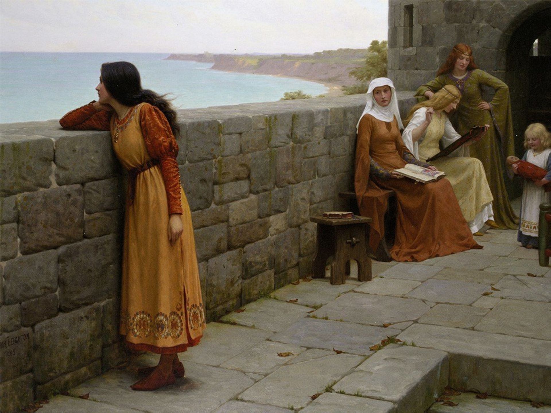 The Hostage by Edmund Blair Leighton
