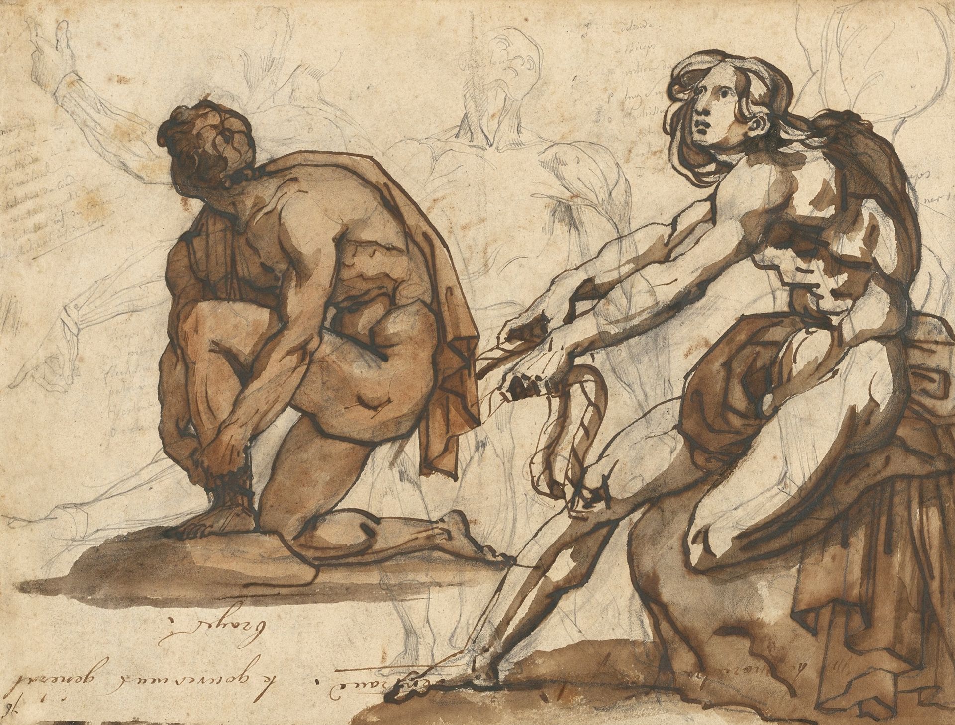 Classical Nudes by Théodore Géricault