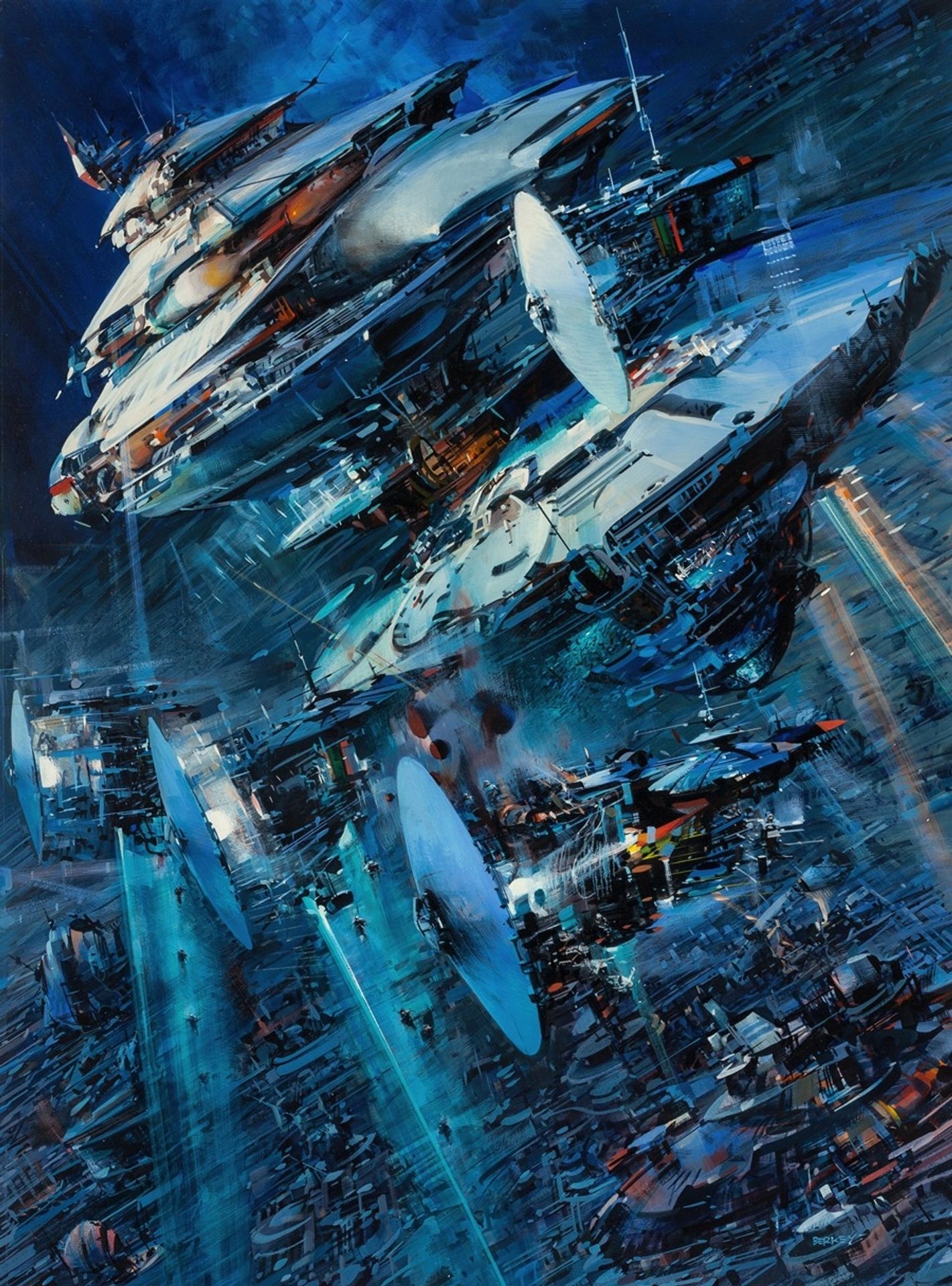 Starship Enterprise by John Conrad Berkey