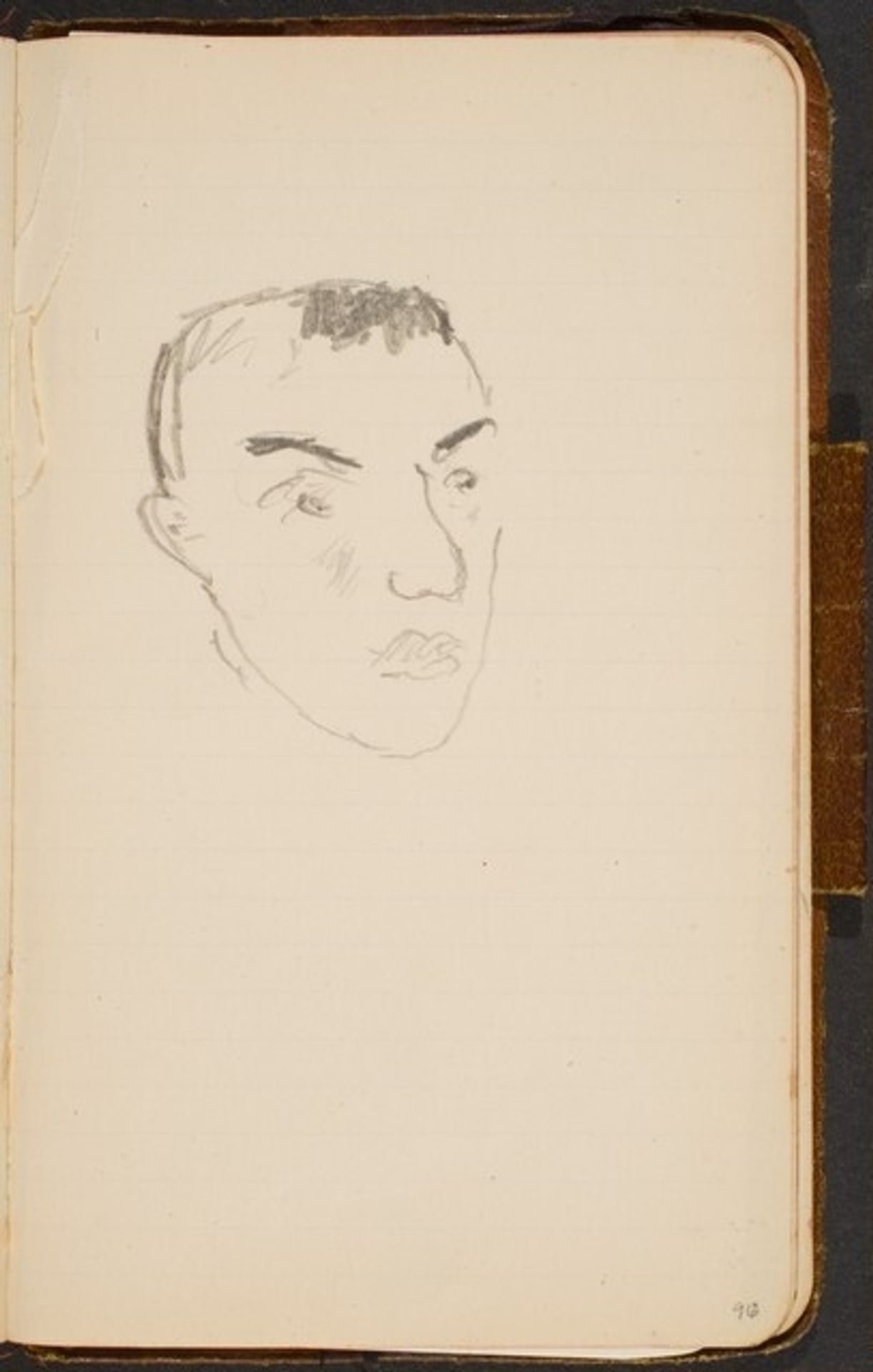 männlicher Kopf (Man's Head) [p. 96] by Max Beckmann