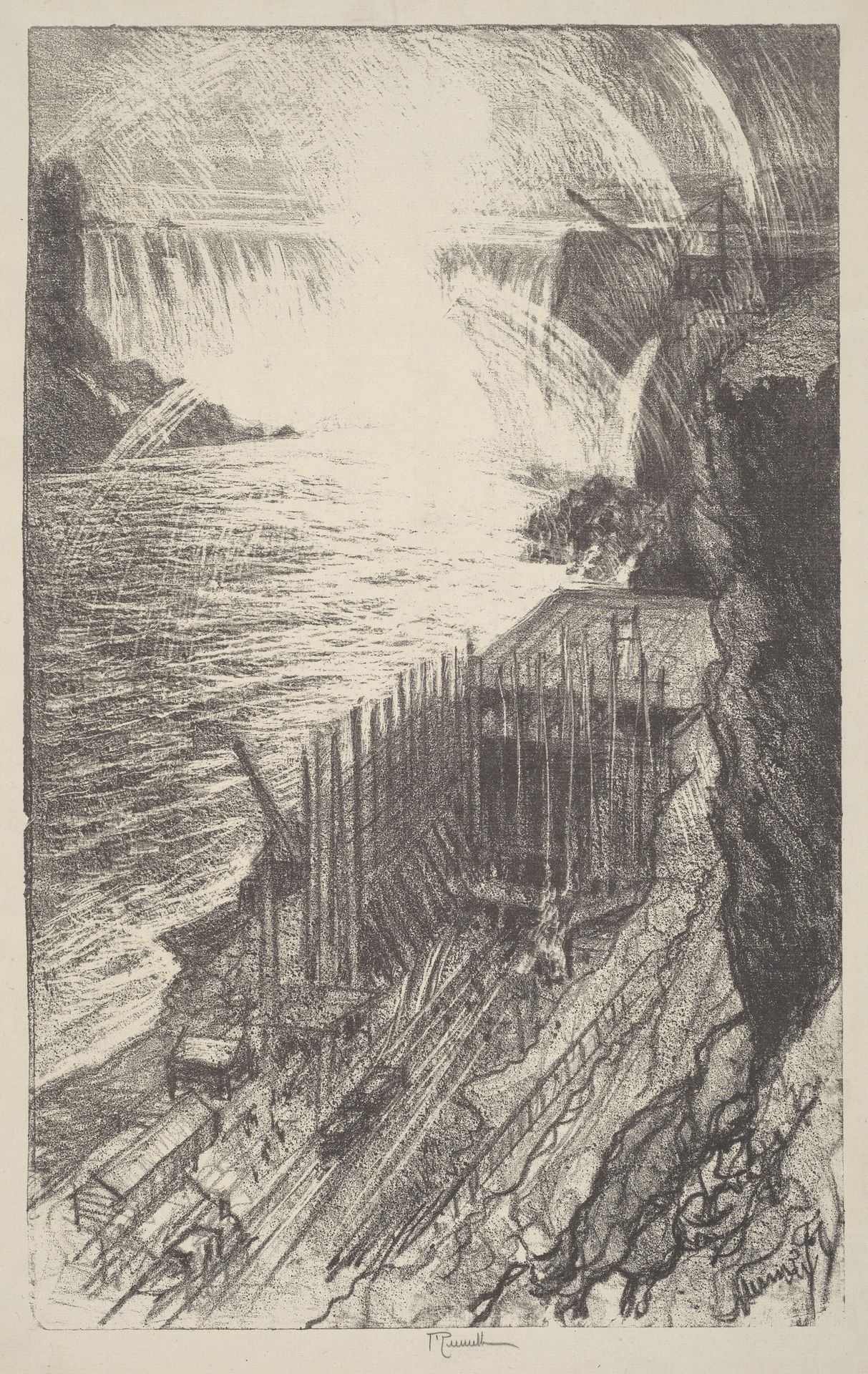 Niagara Rainbows by Joseph Pennell