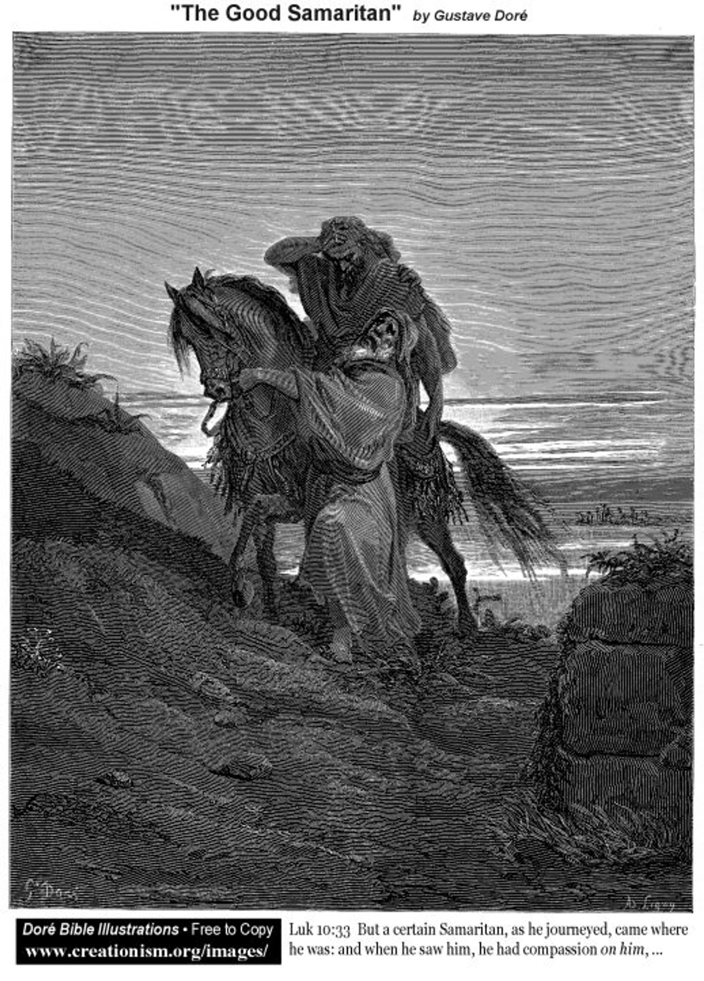 The Good Samaritan by Gustave Dore