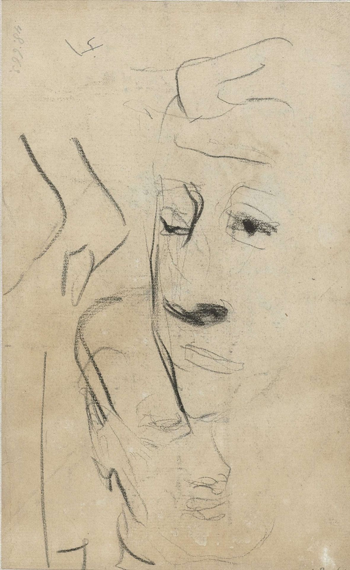 Schetsen van hoofden by George Hendrik Breitner