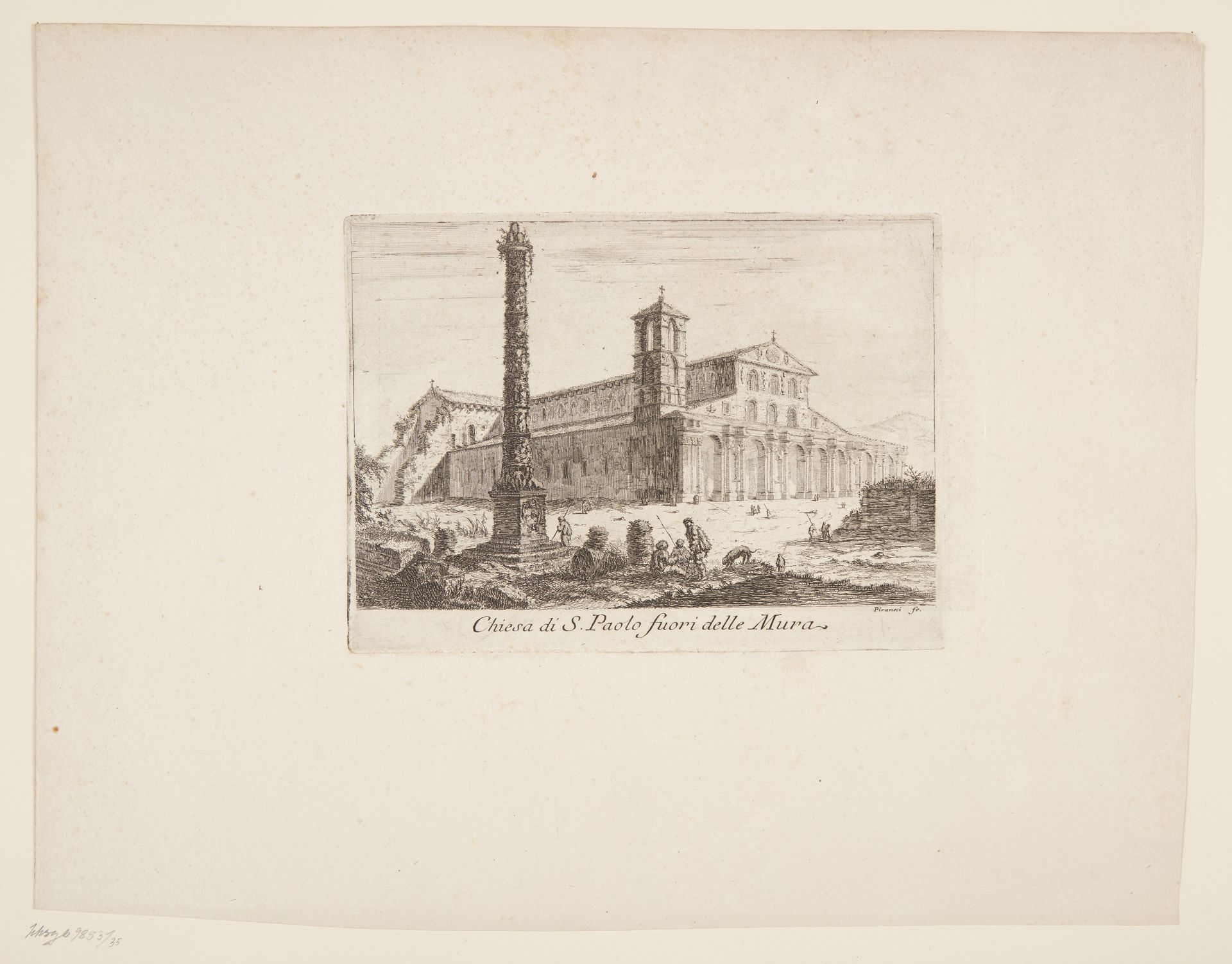 S. Paolo fuori delle Mura by Giovanni Battista Piranesi