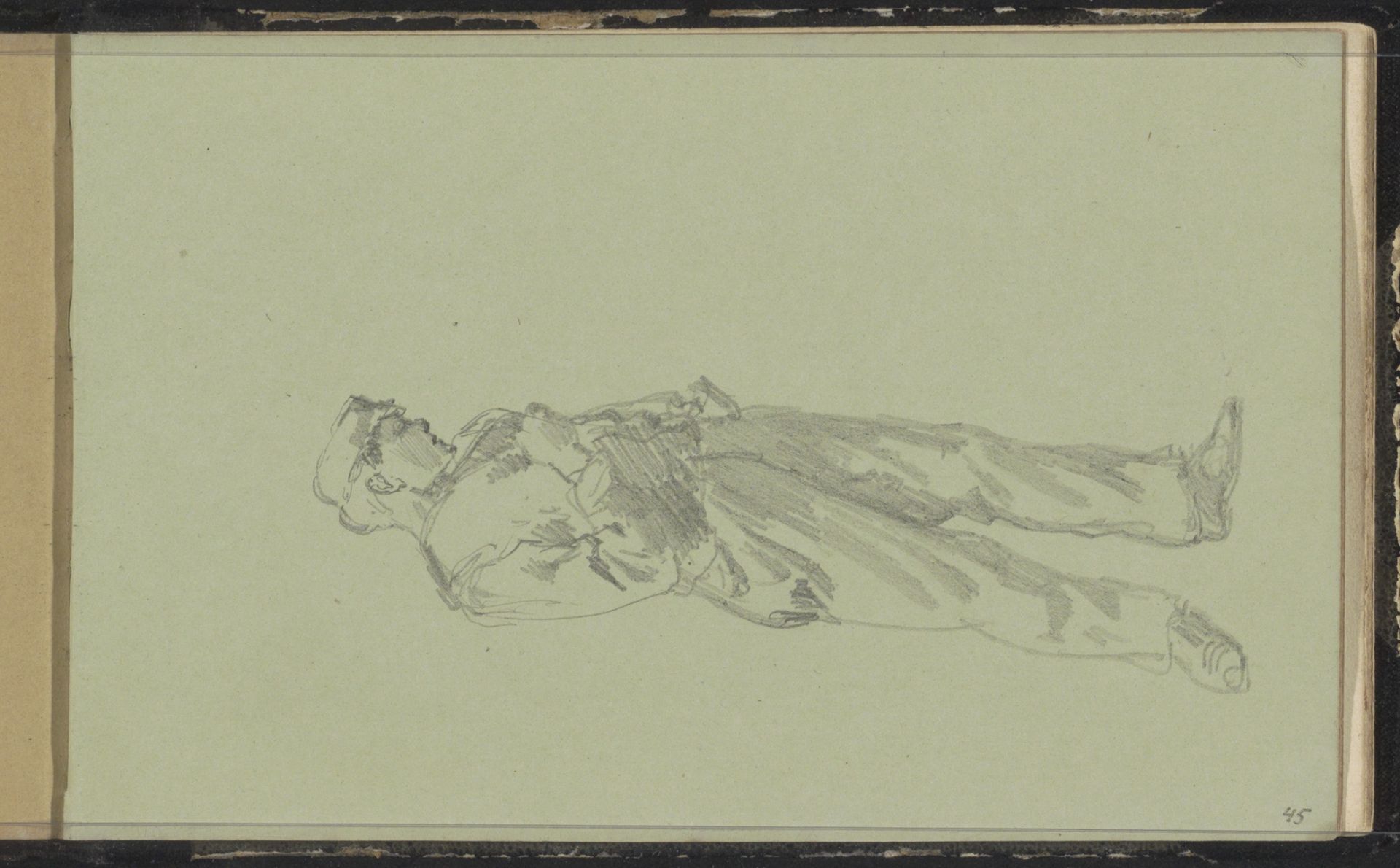 Man met een pet by Cornelis Springer