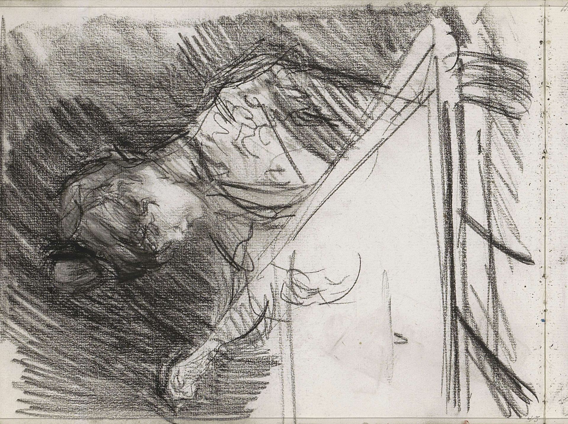 Zittende vrouw, mogelijk aan een piano by Isaac Israels