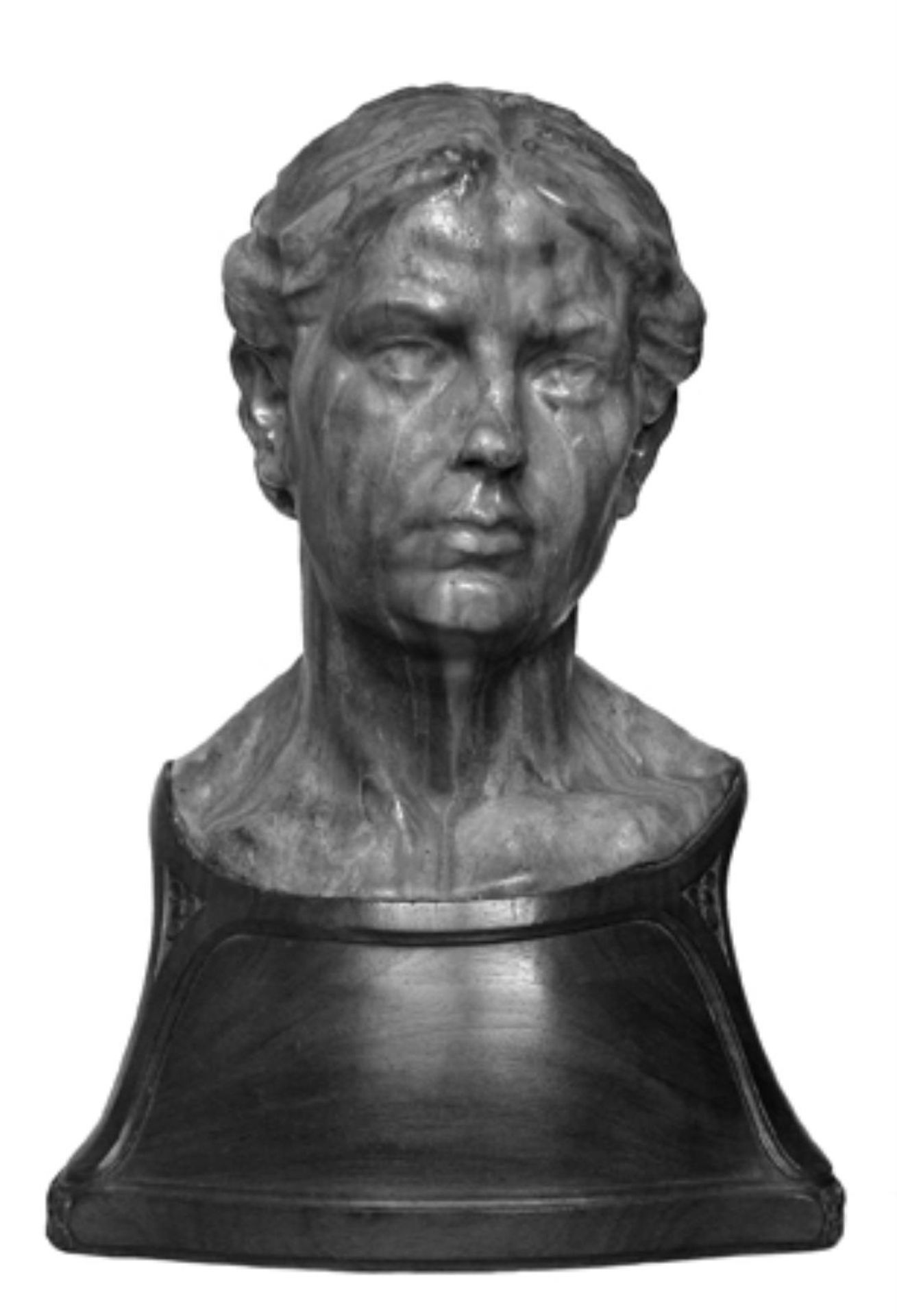 Kvindebuste. Ung pige by Niels Hansen Jacobsen
