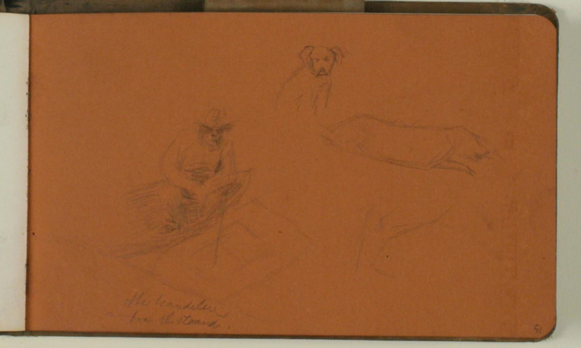Studie af fisker ved Gammelstrand, og hunde by Niels Larsen Stevns