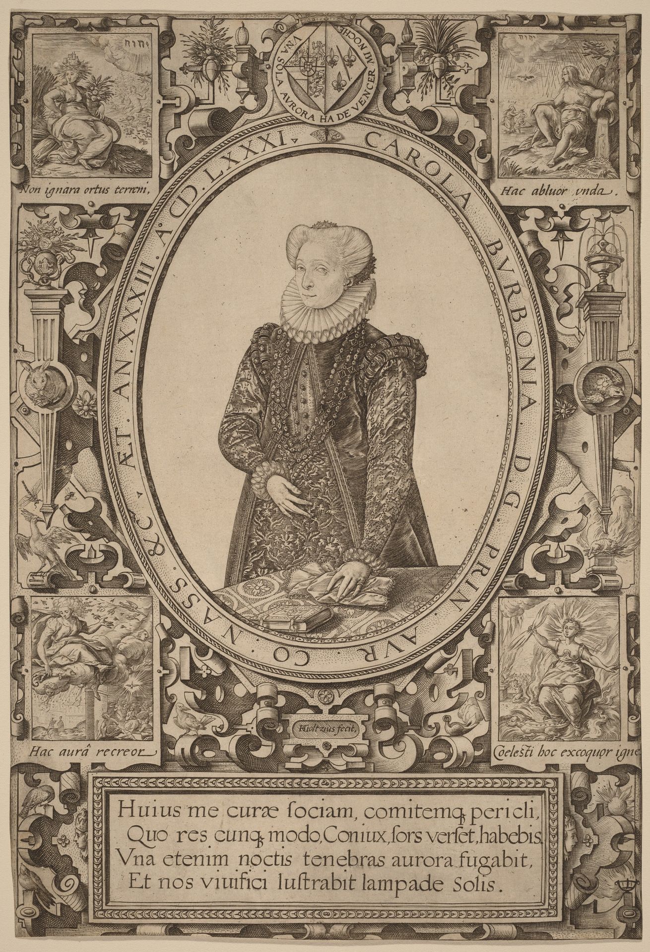 Charlotte of Bourbon by Hendrick Goltzius