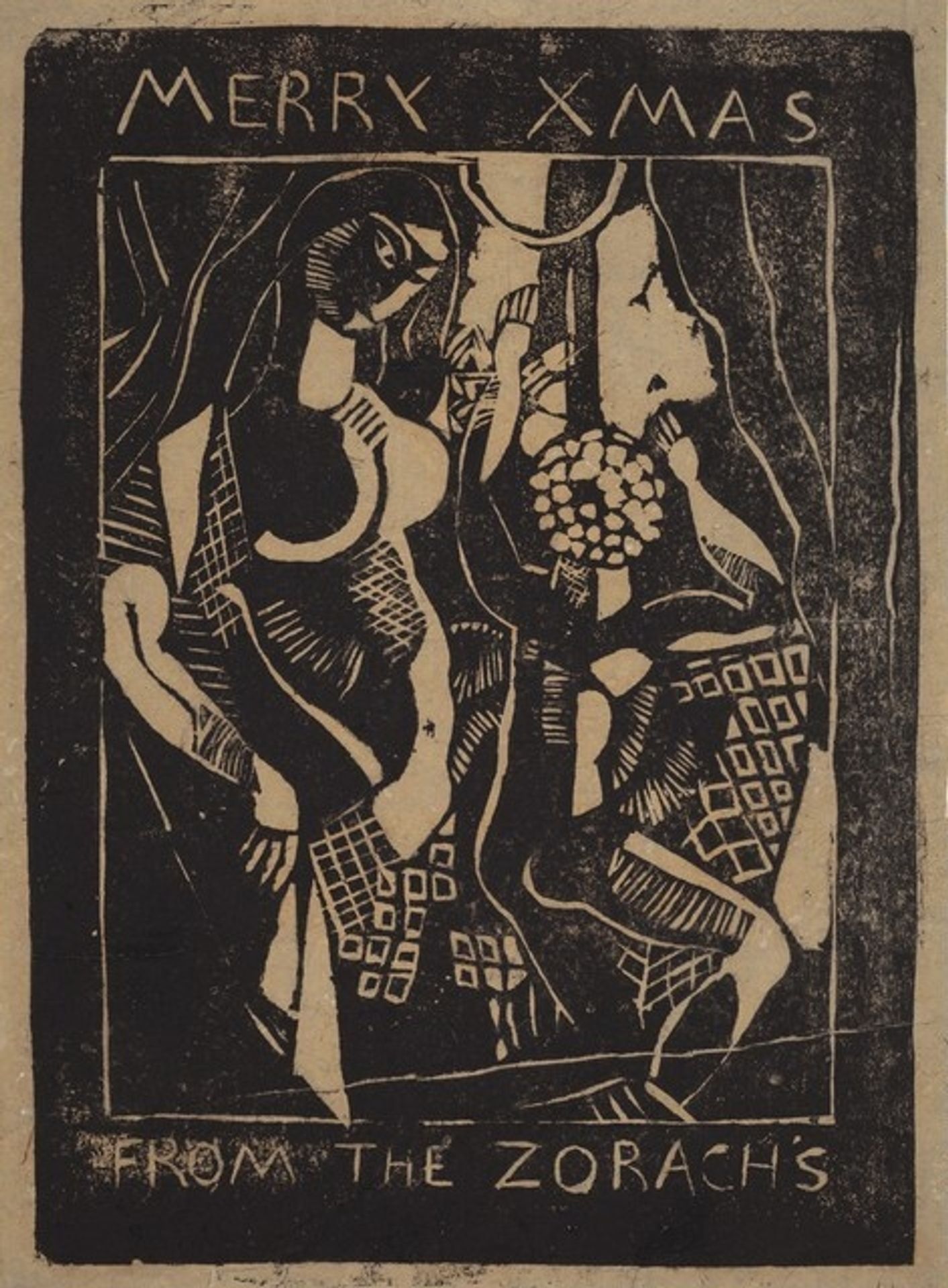 Merry X-Mas from the Zorachs by Marguerite Zorach