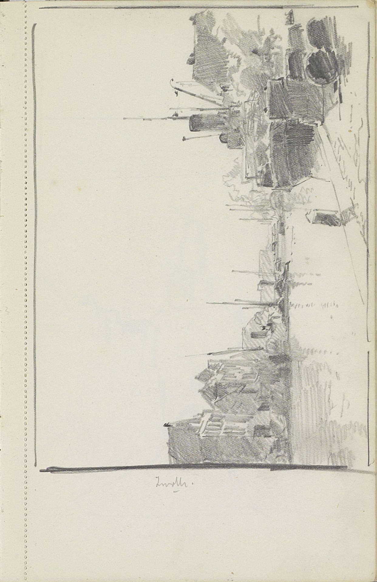 Gezicht op Zwolle by Cornelis Vreedenburgh