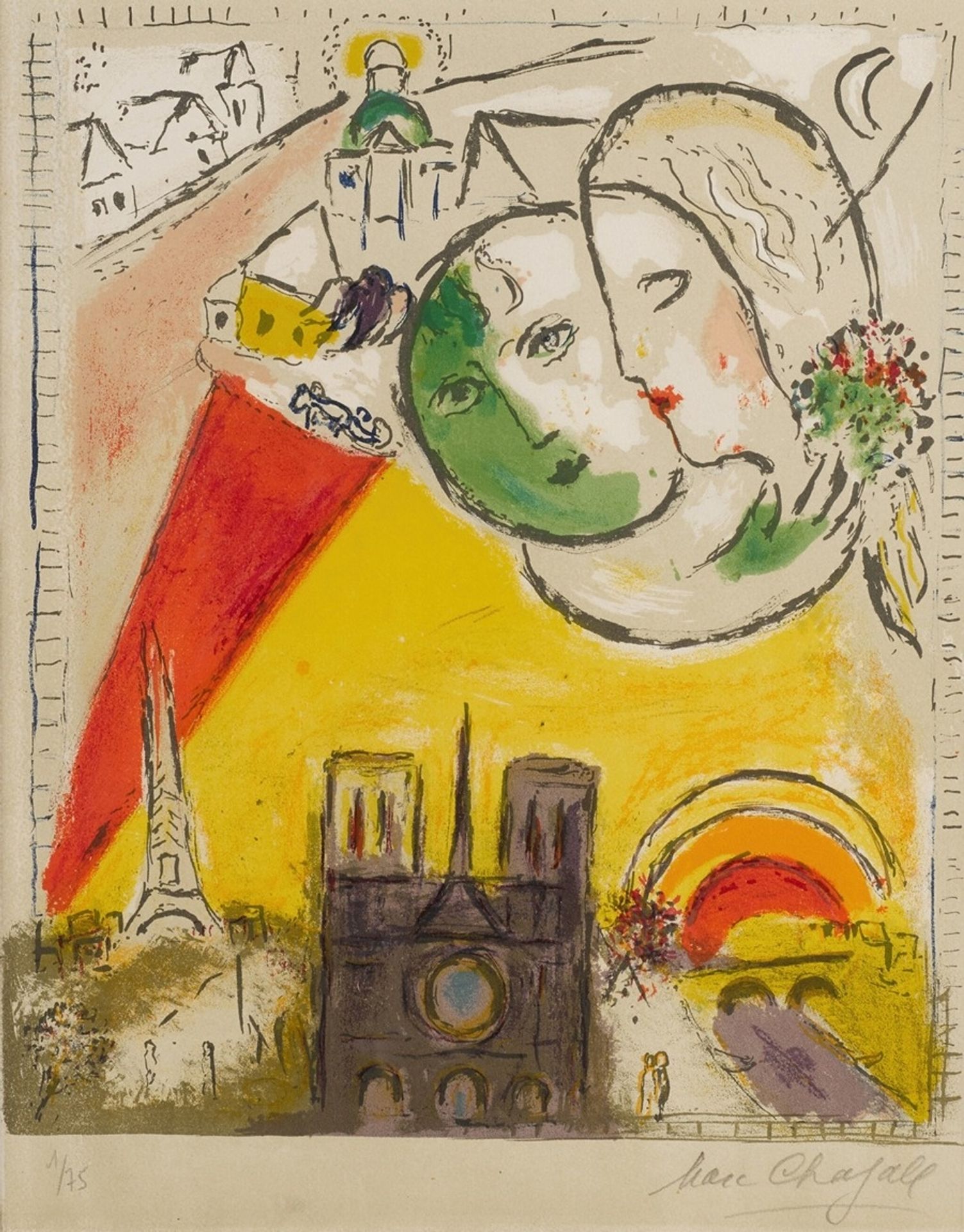 On Sundays by Marc Chagall