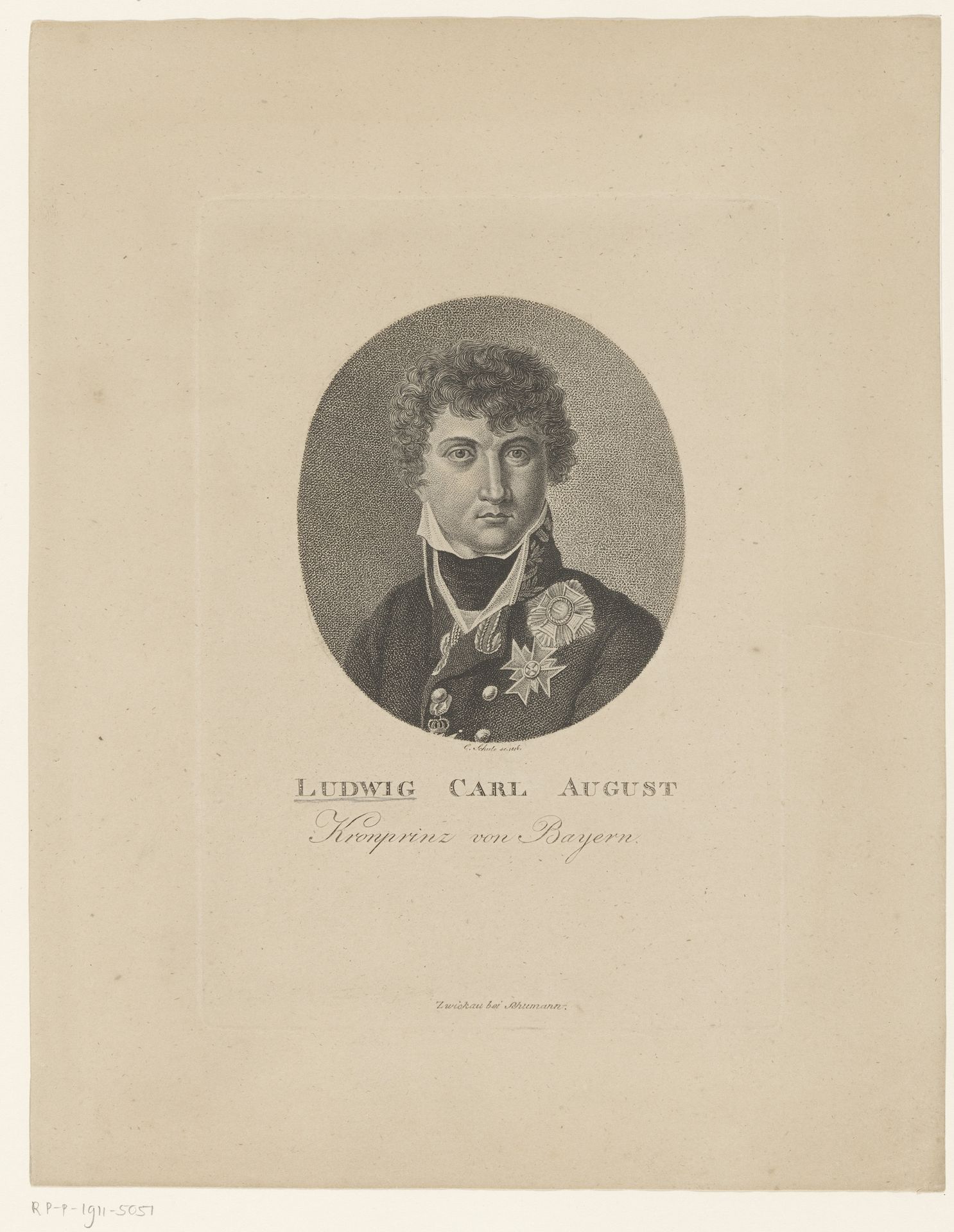 Ludwig Carl August Kronprnz von Bayern by Christian Schule