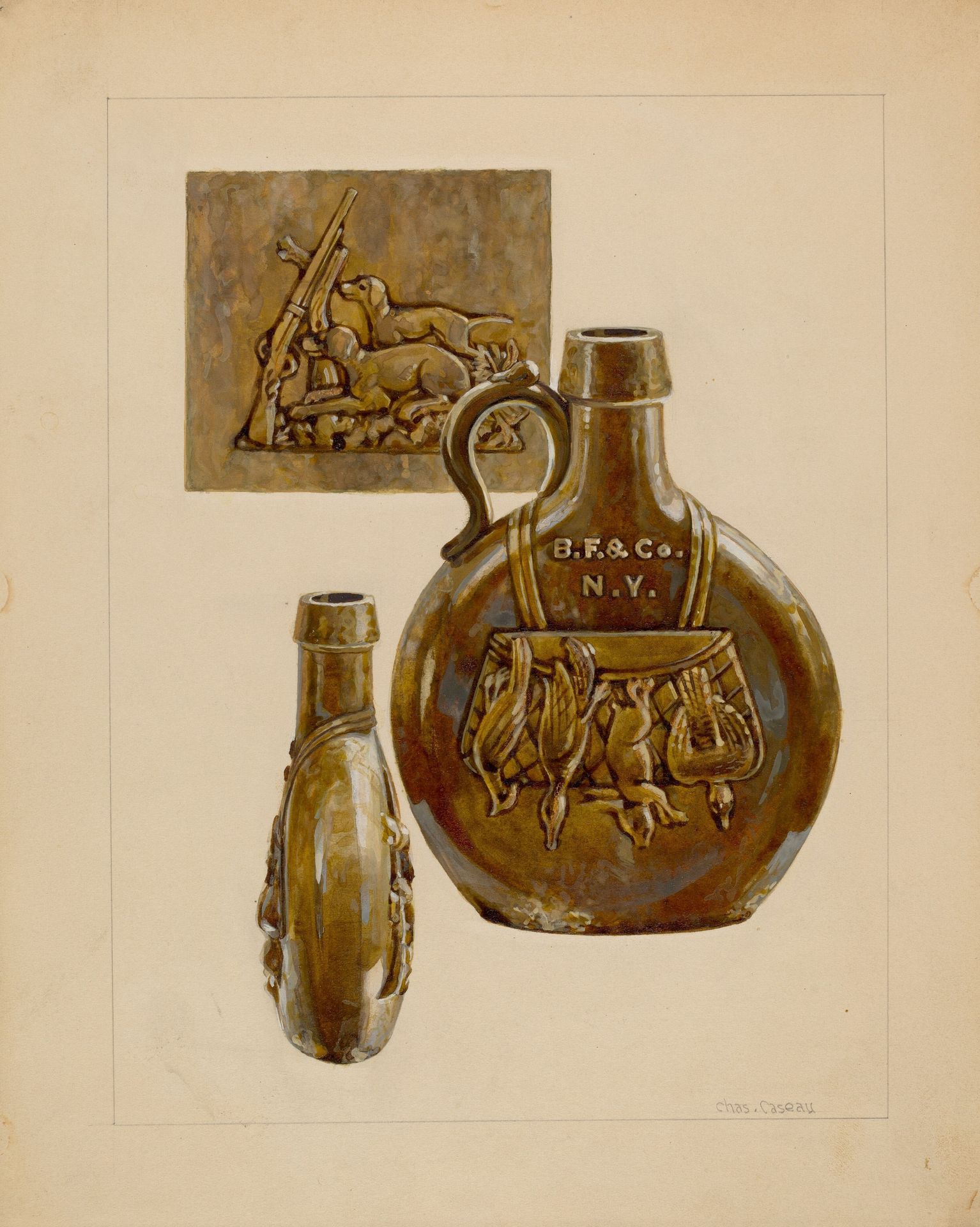 Liquor Bottle by Charles Caseau
