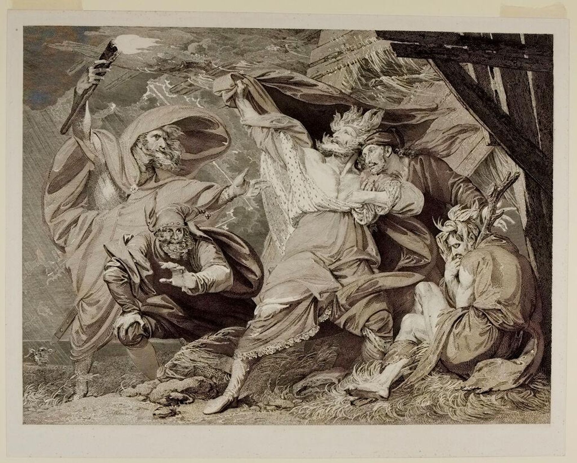 King Lear: Act III, Scene 4 by William Sharp