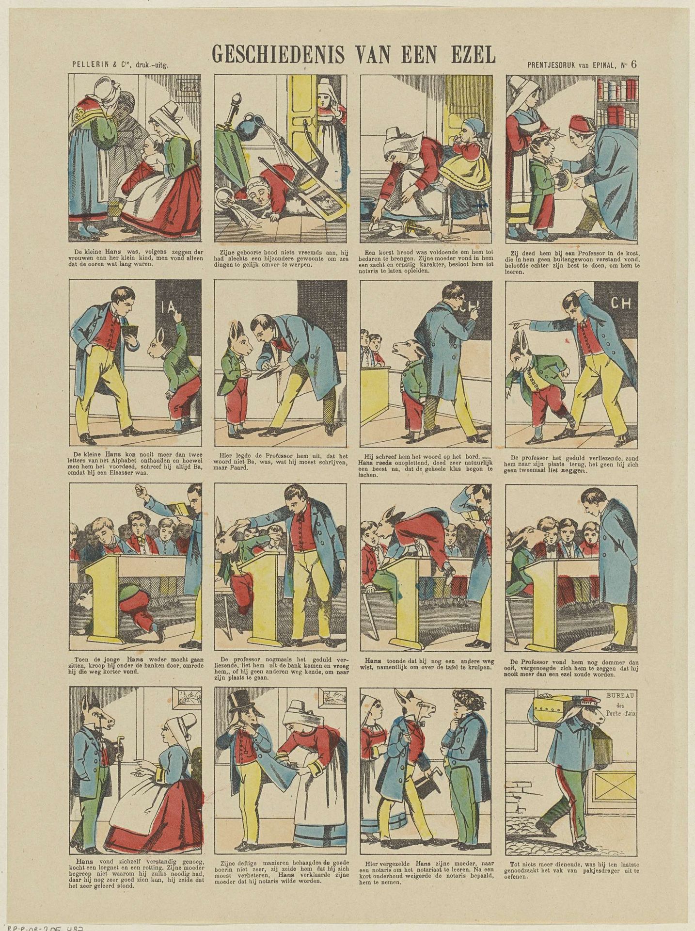 Geschiedenis van een ezel by Pellerin & Cie.