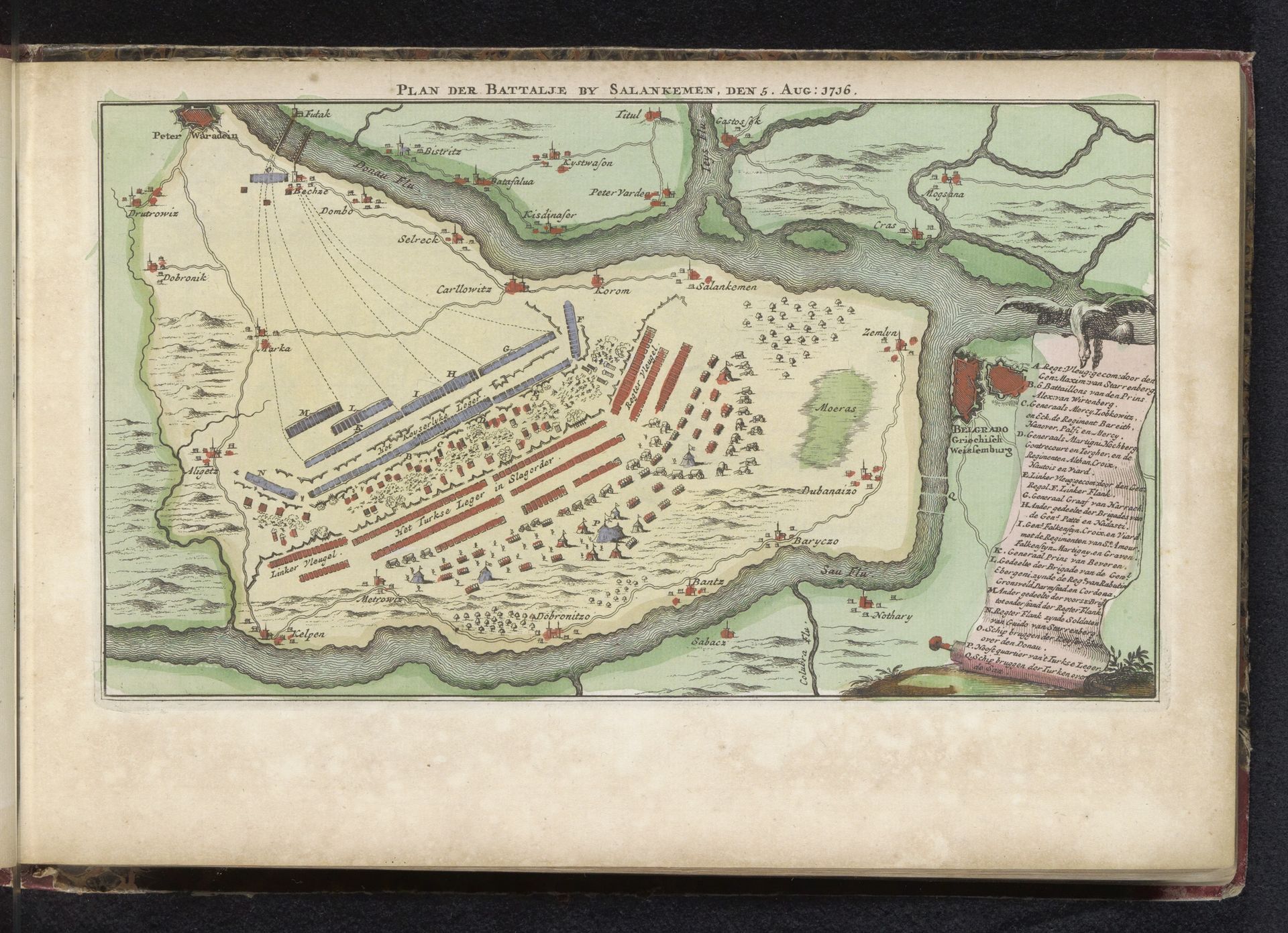 Slag bij Petrovaradin, 1716 by Anonymous