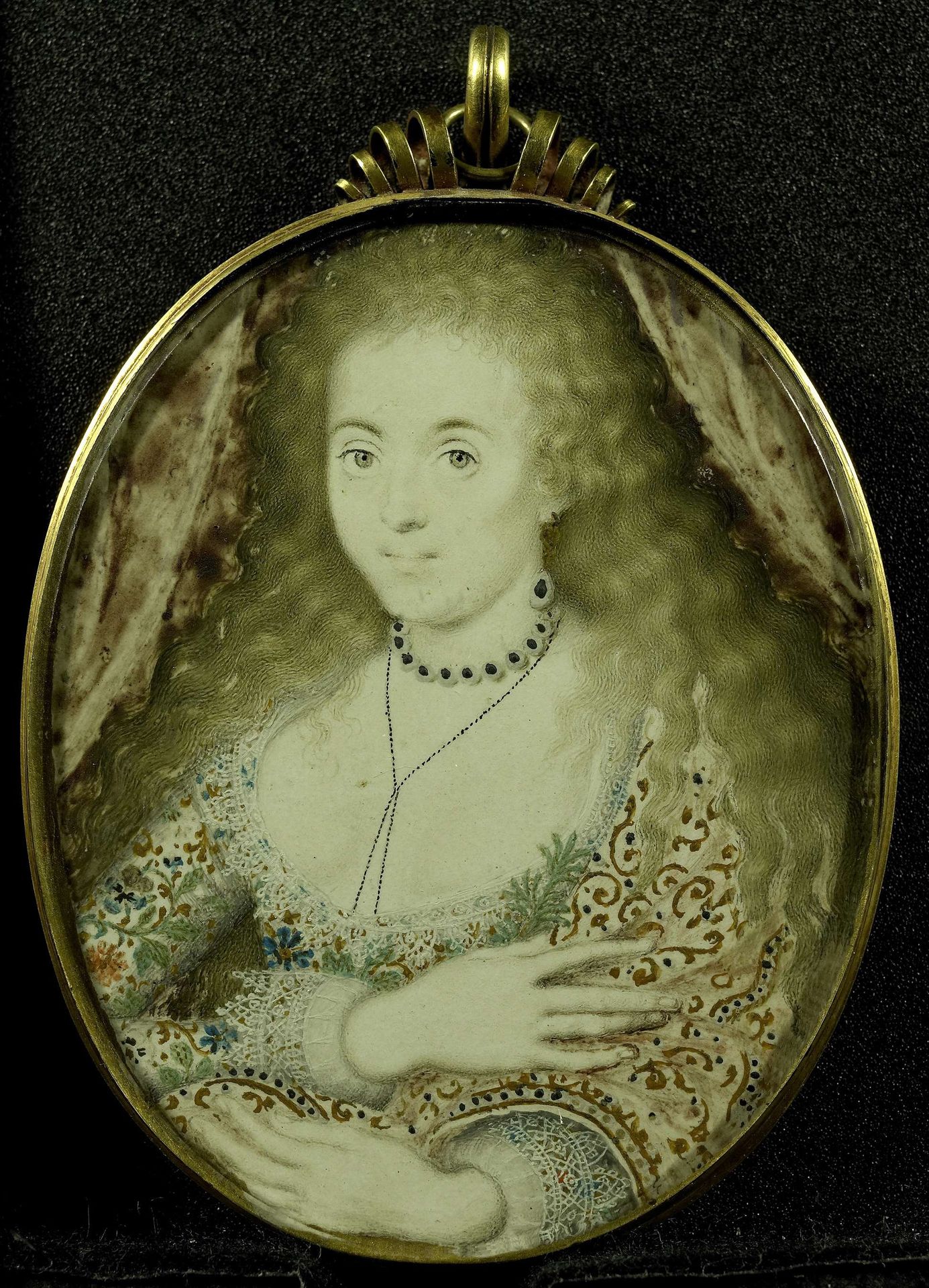 Arabella Stuart (gest 1615). Dochter van Charles Lennox by Isaac Oliver