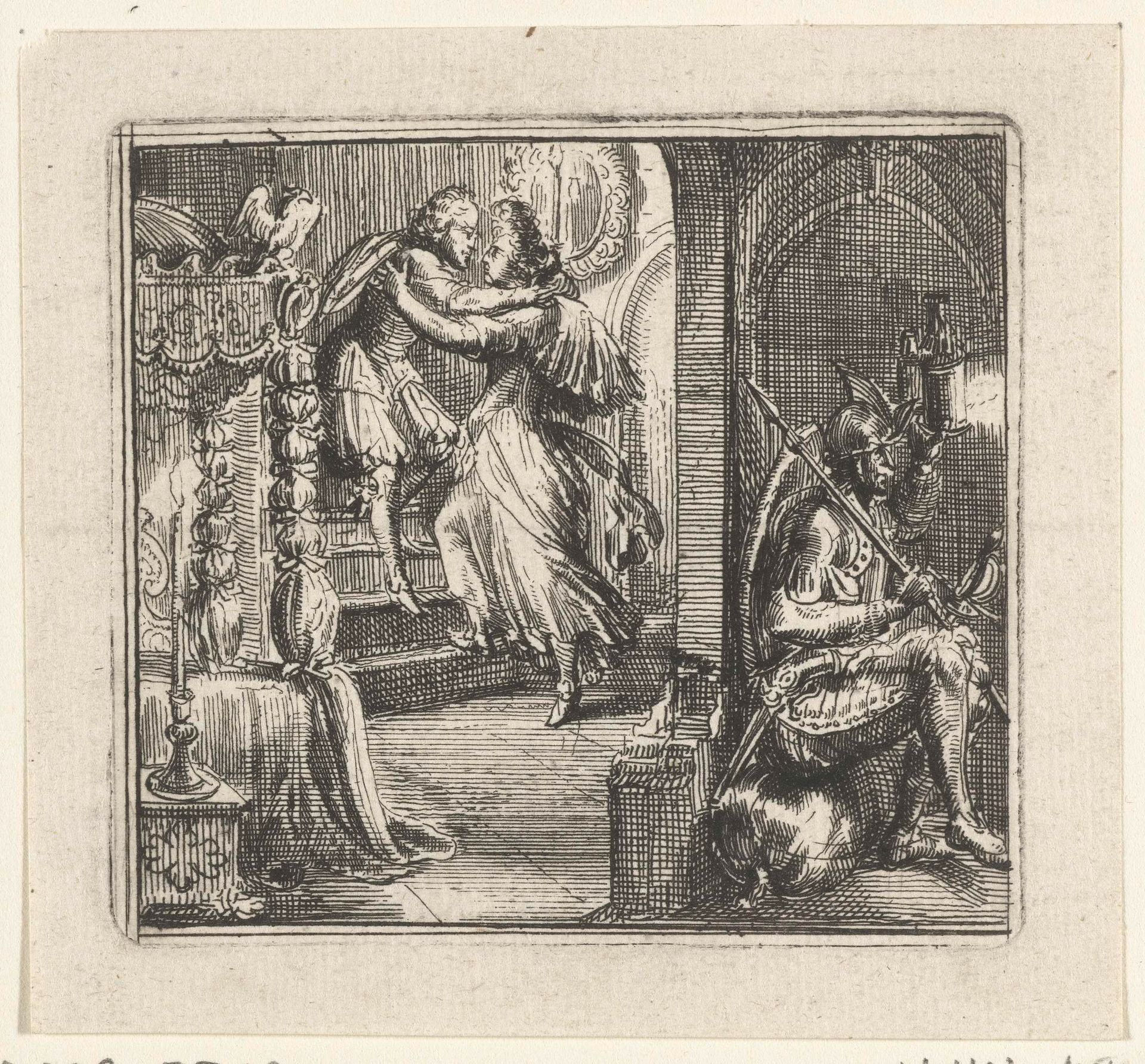 Illustratie voor de Decamerone van Boccaccio by Romeyn de Hooghe