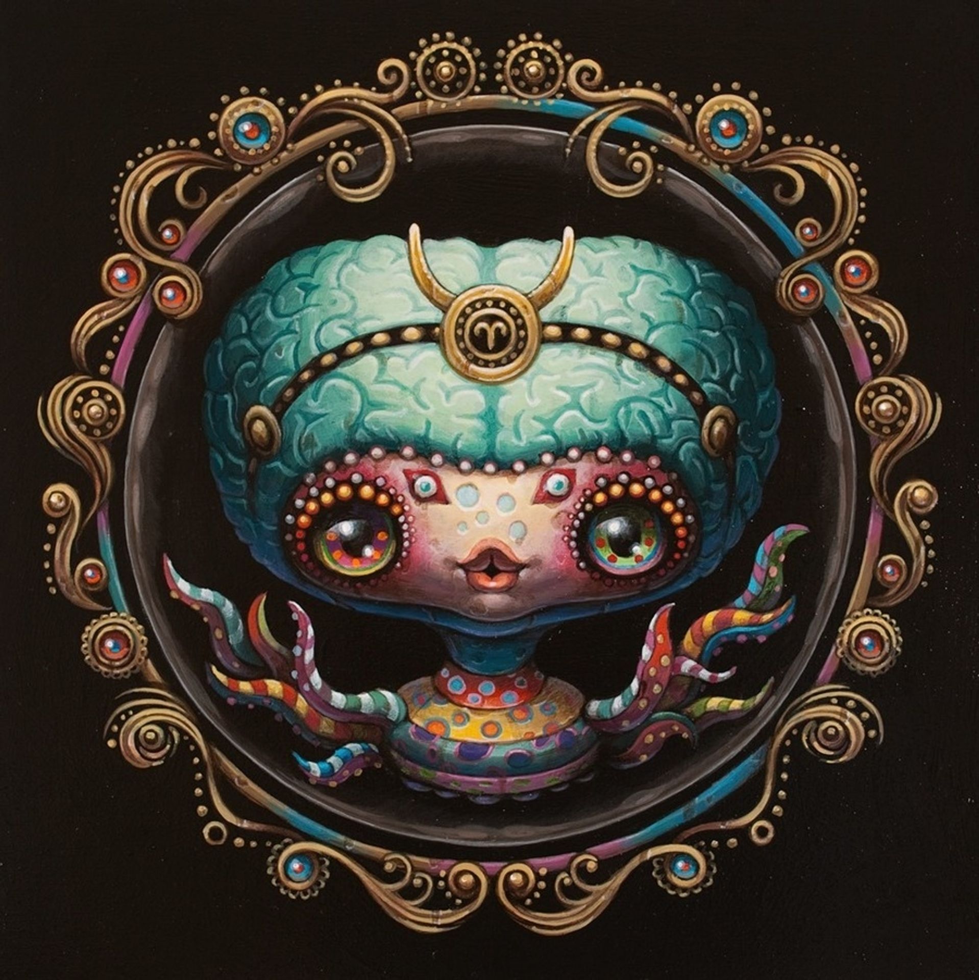 circular globe by Yoko d'Holbachie