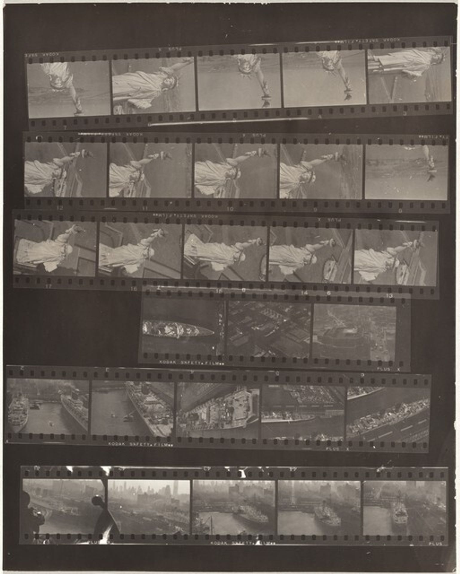 Helicoptor over harbor--New York City no number by Robert Frank