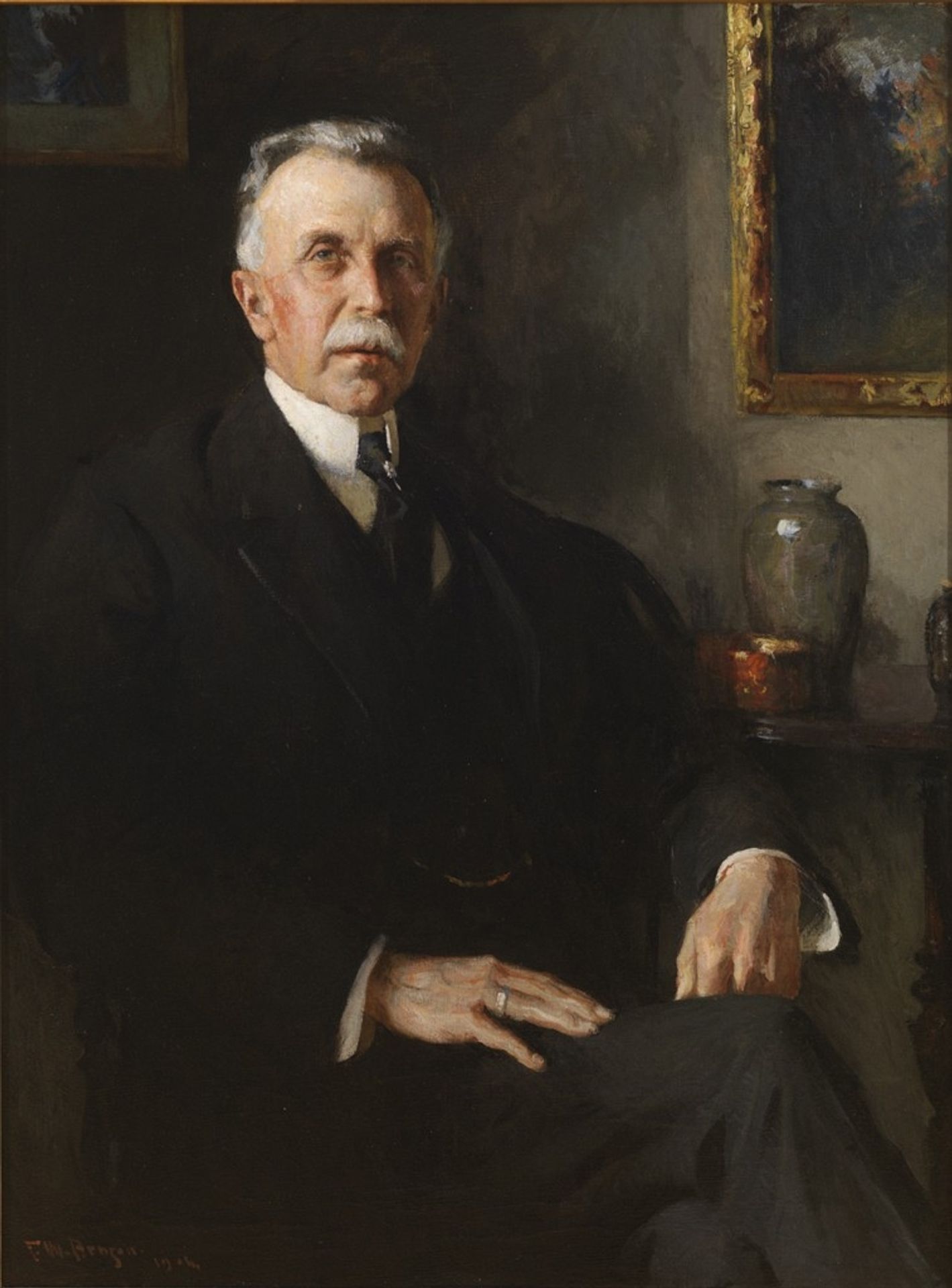 Portrait of Isaac C. Bates, Esq. by Frank W. Benson
