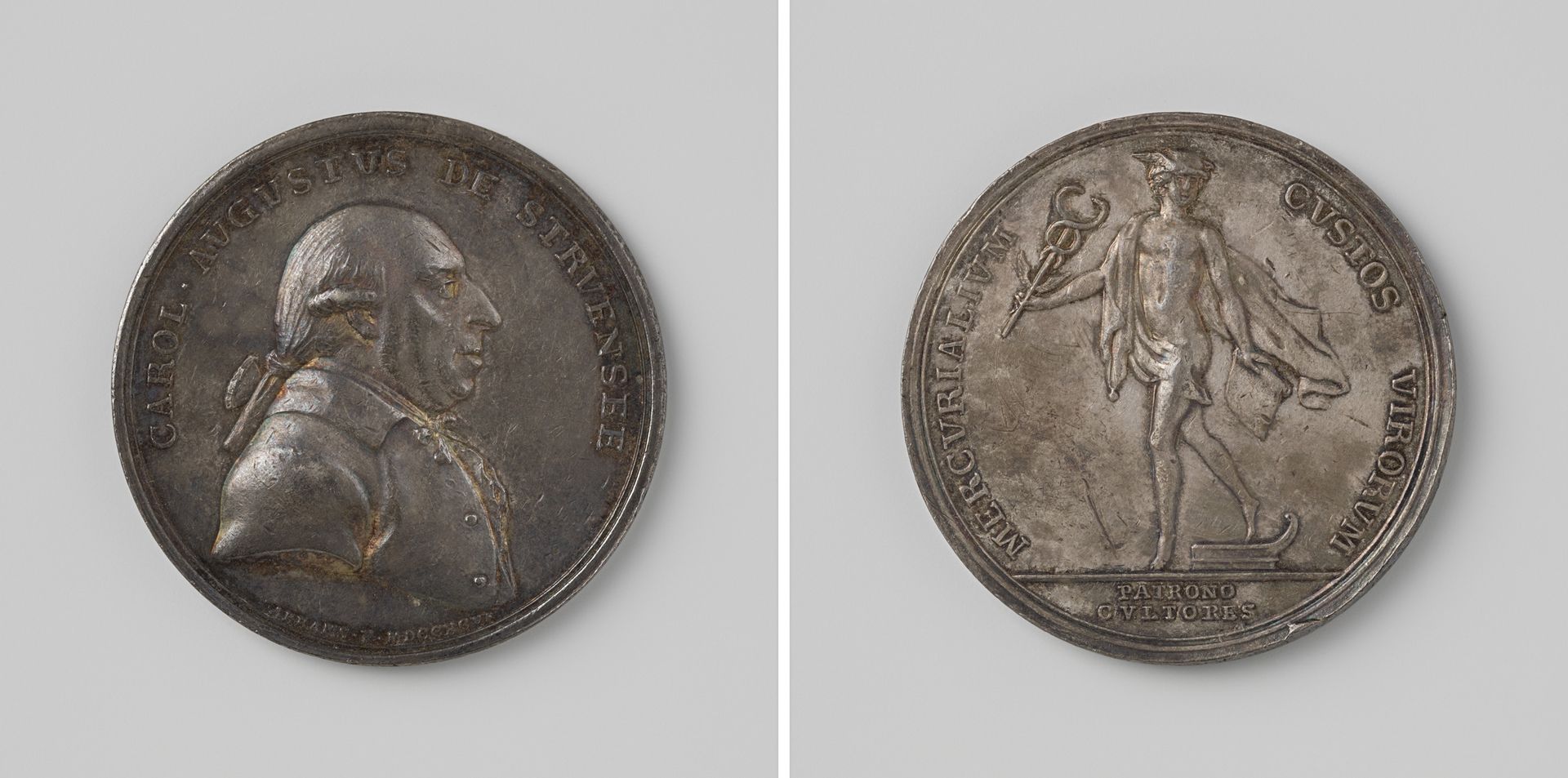 Karel Augustus de Struensee, Deens staatsman by Abraham Abramson