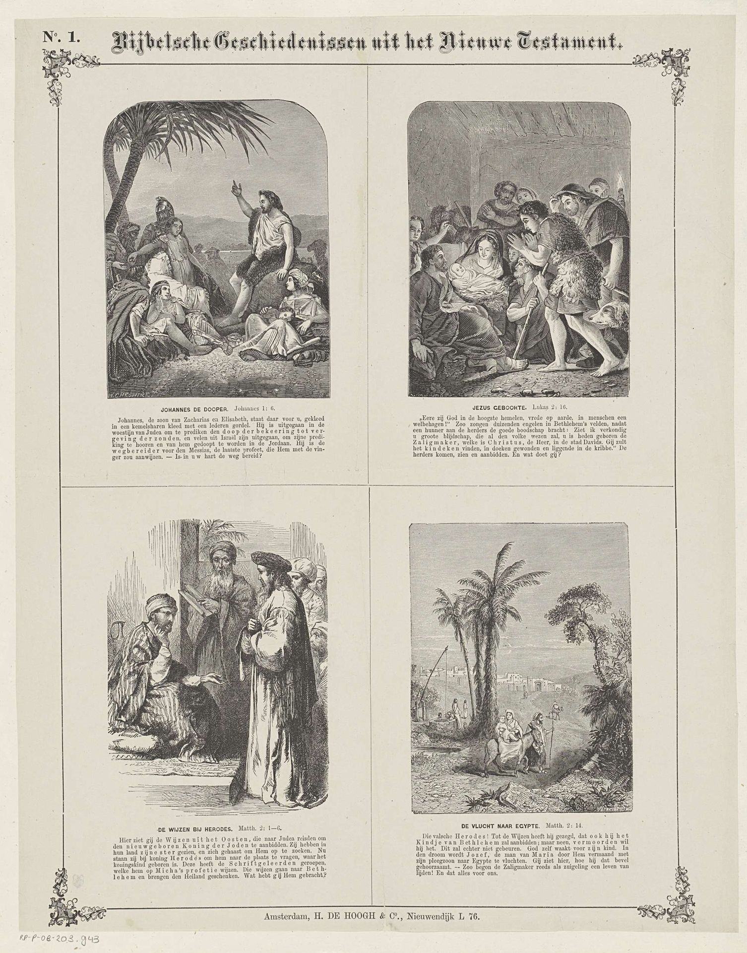 Bijbelsche geschiedenissen uit het Nieuwe Testament by W. Cheshire