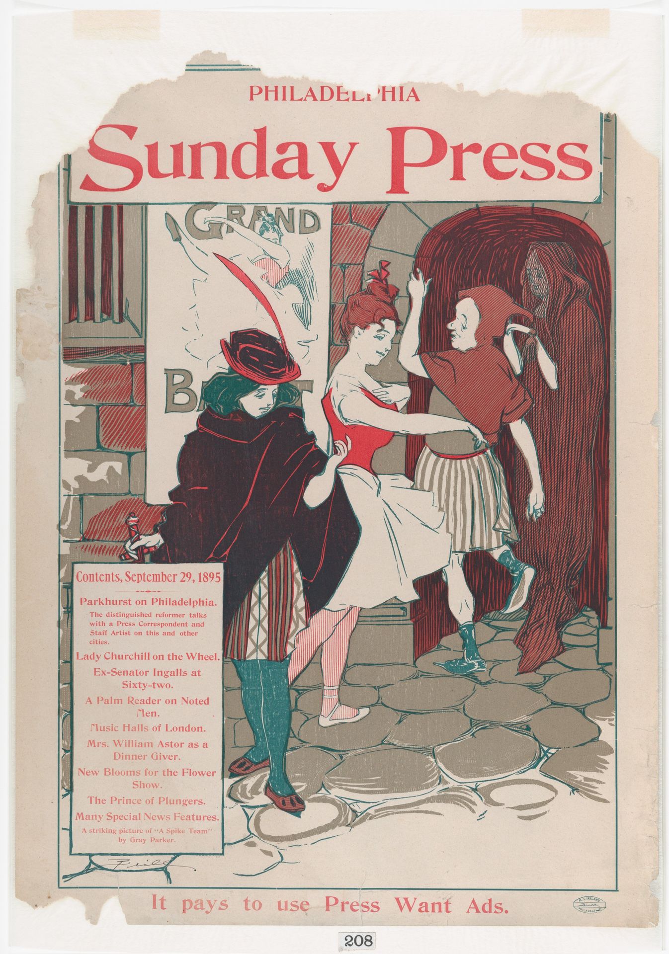 Philadelphia Sunday Press: September 29th by George Reiter Brill