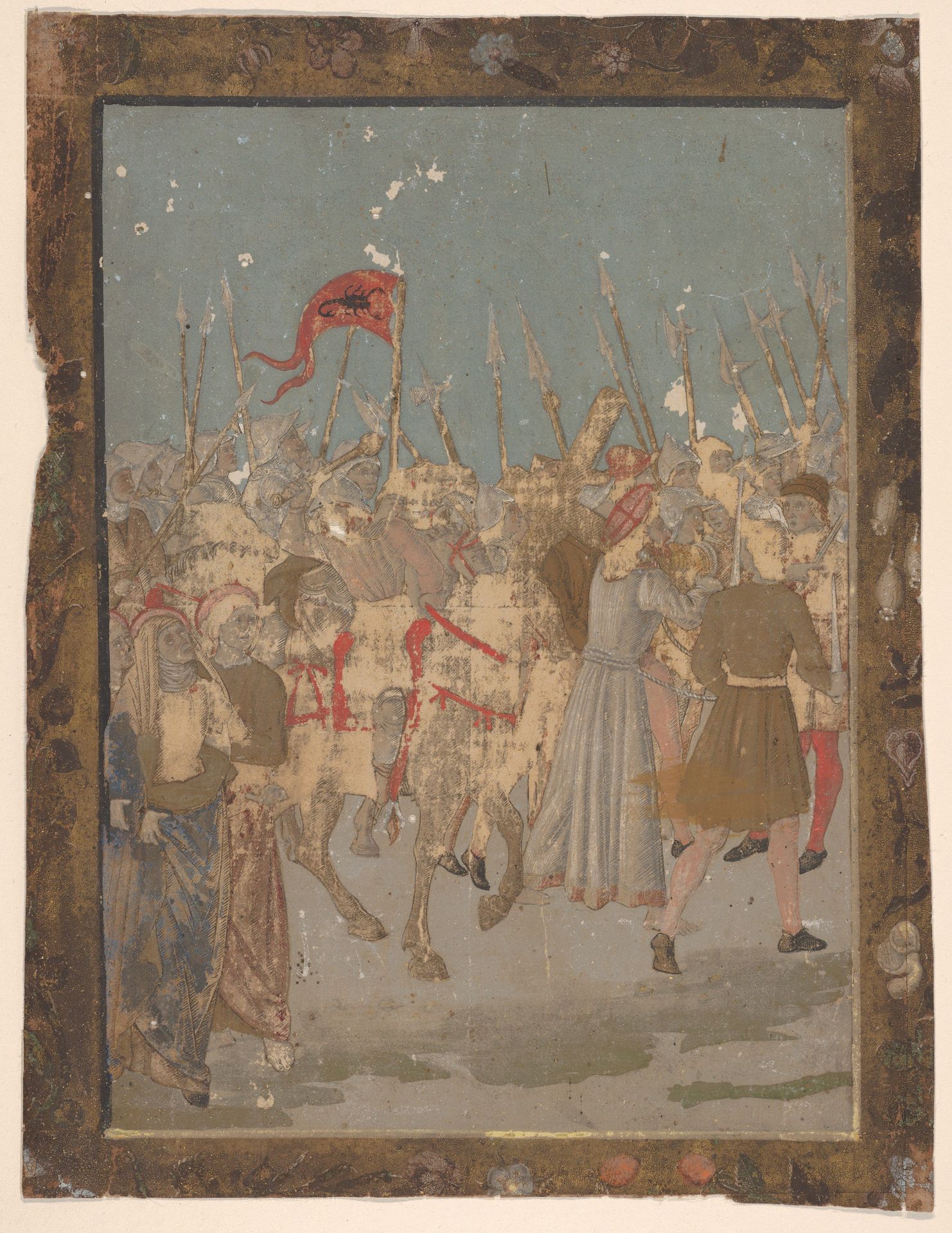 The Bearing of the Cross, from Life of the Virgin and Christ by Francesco Rosselli