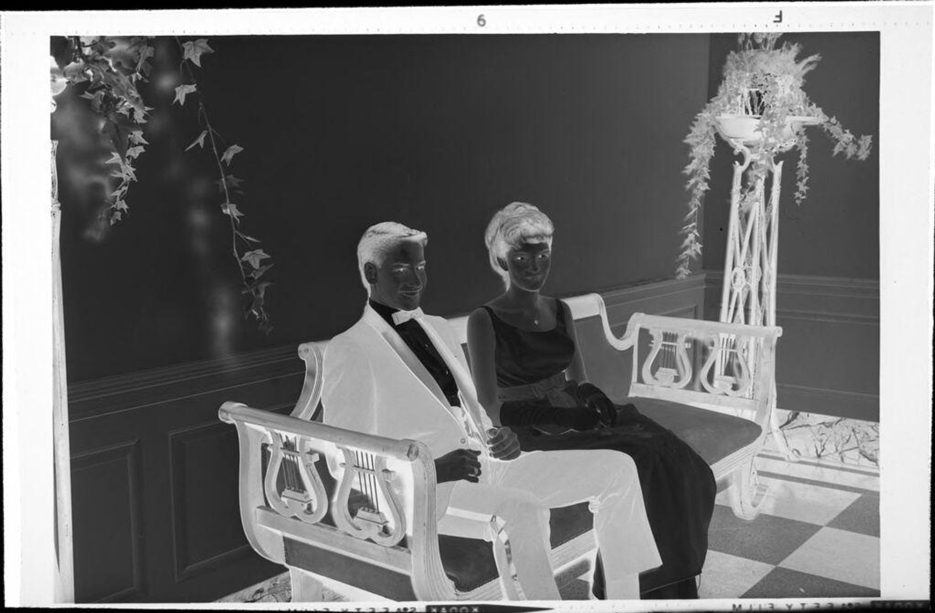 Untitled (couple sitting on bench) by Robert Burian