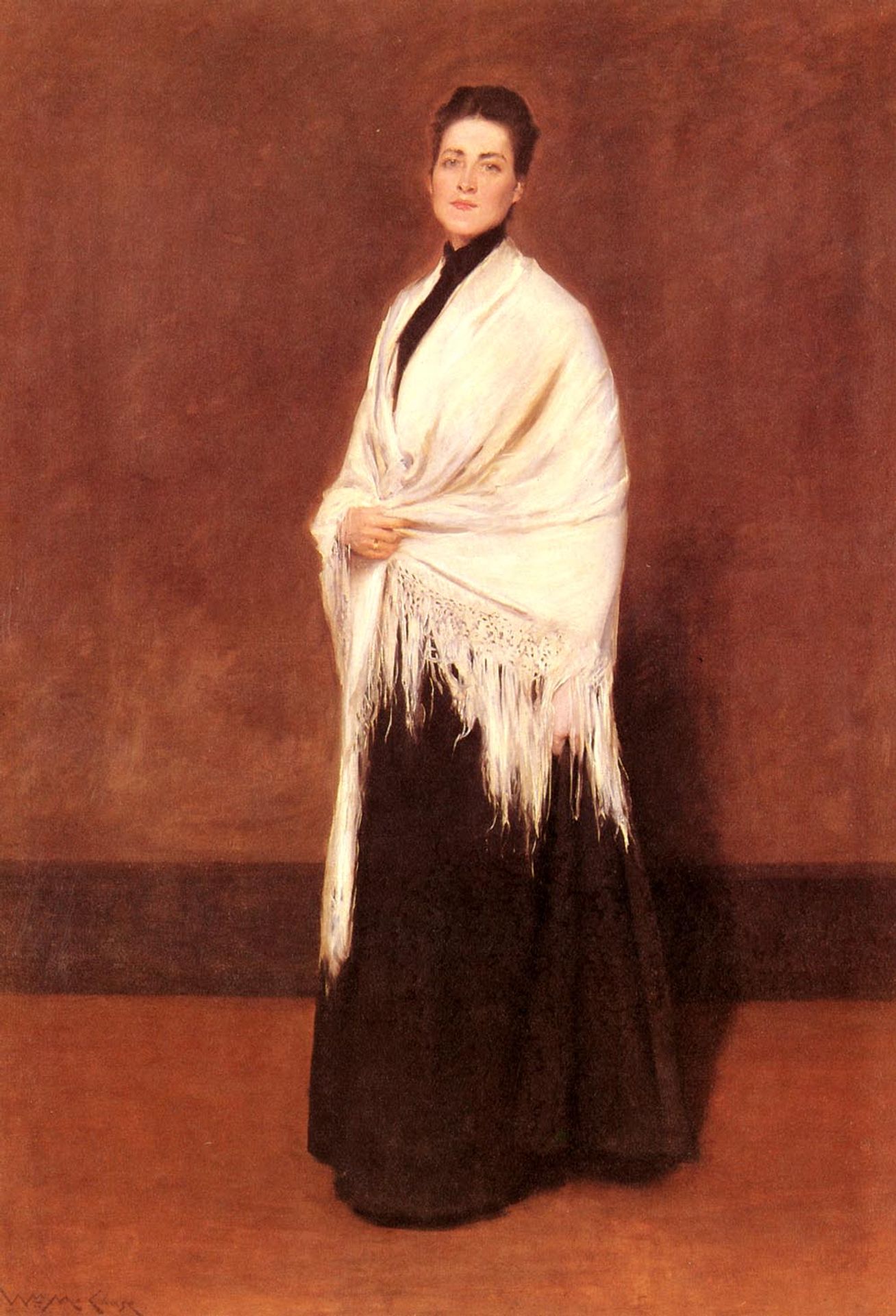 Portrait of Mrs. C by William Merritt Chase