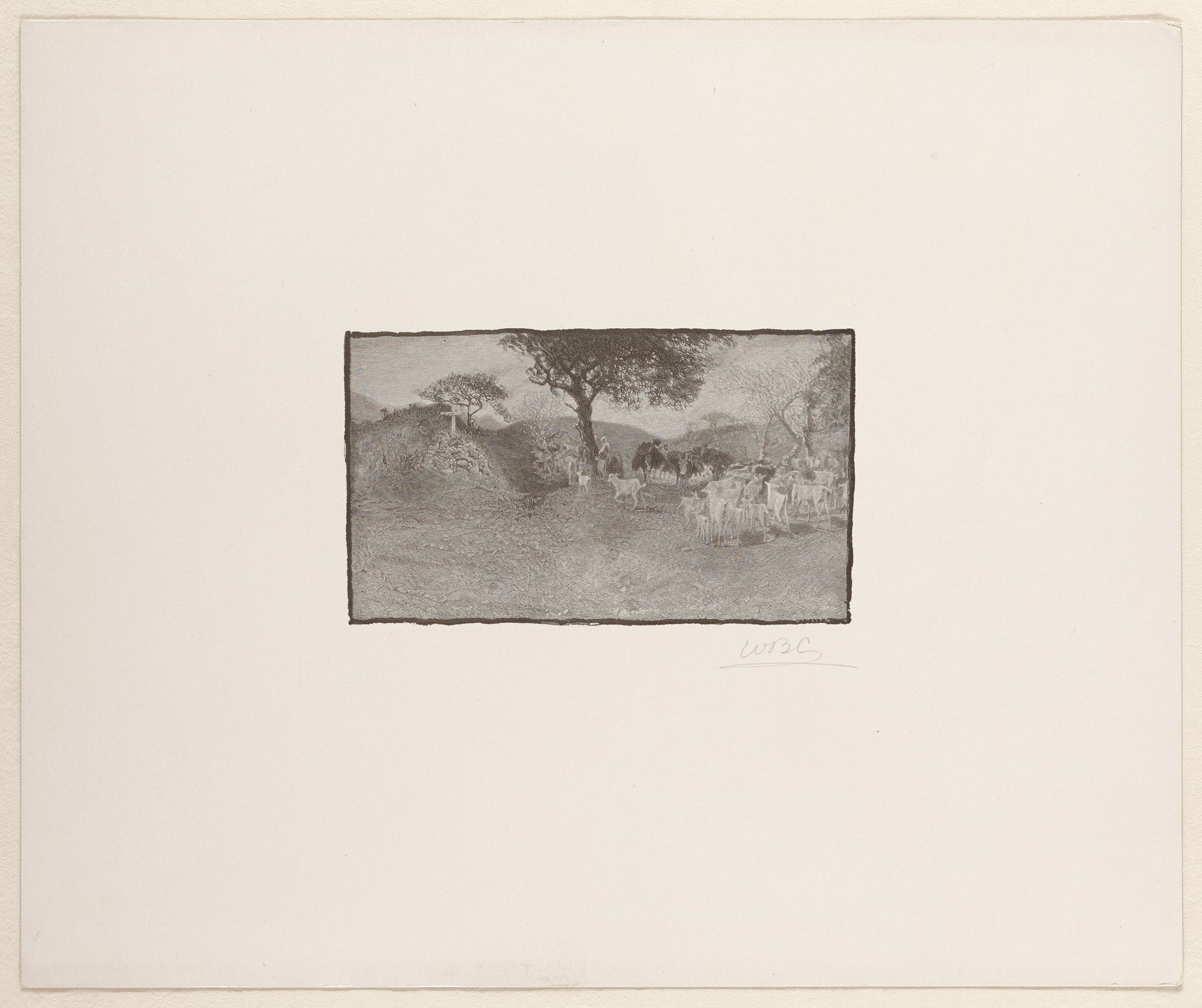 Cattle at the Crossroads by William B. Closson