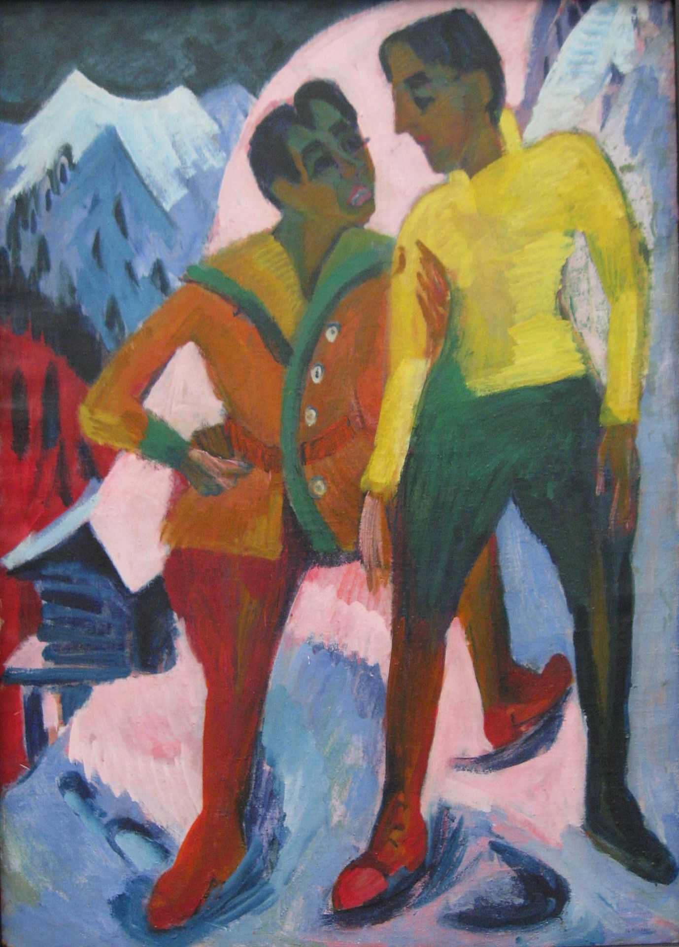 Two Brothers by Ernst Ludwig Kirchner