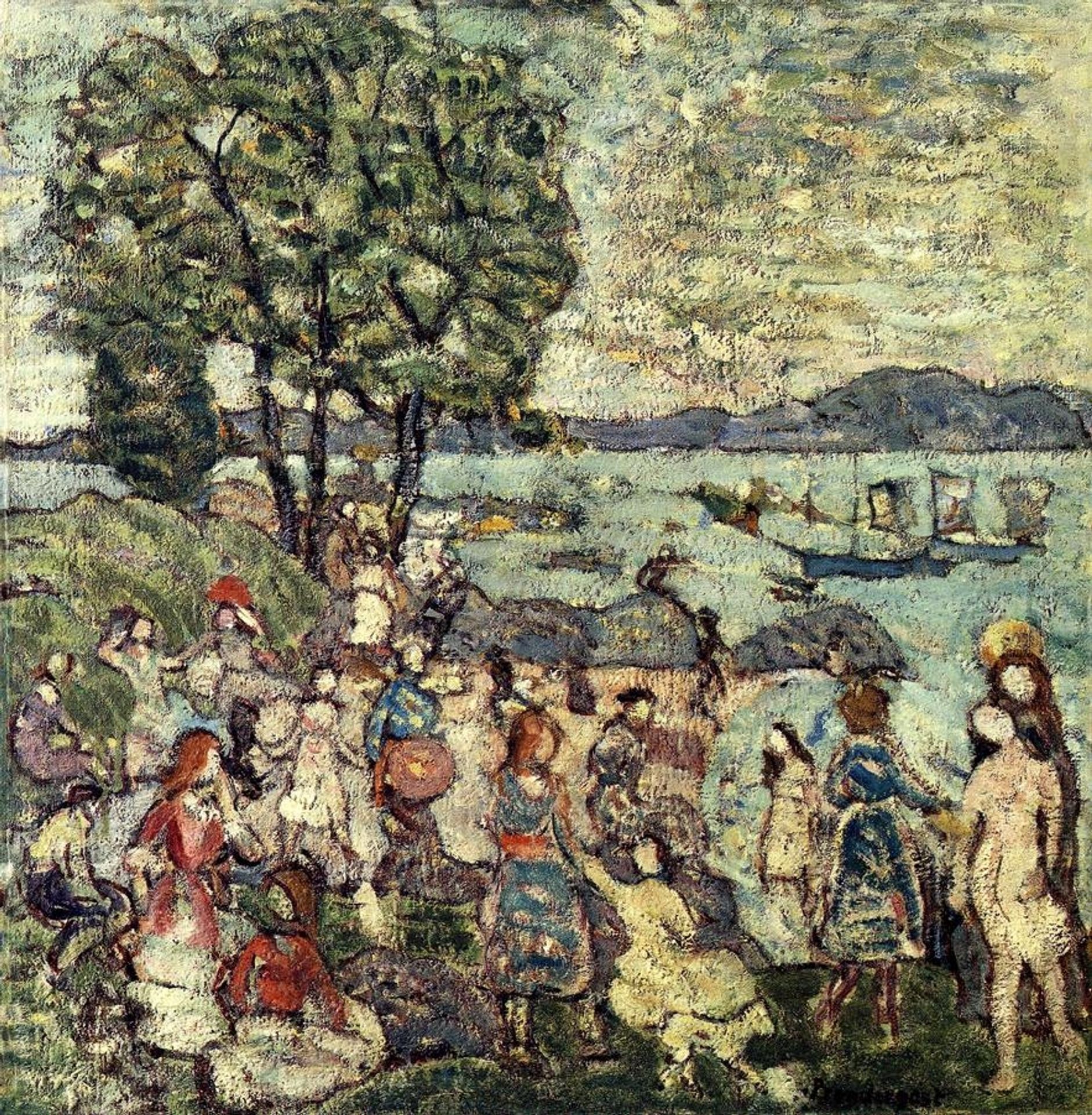 The Bathing Cove by Maurice Prendergast