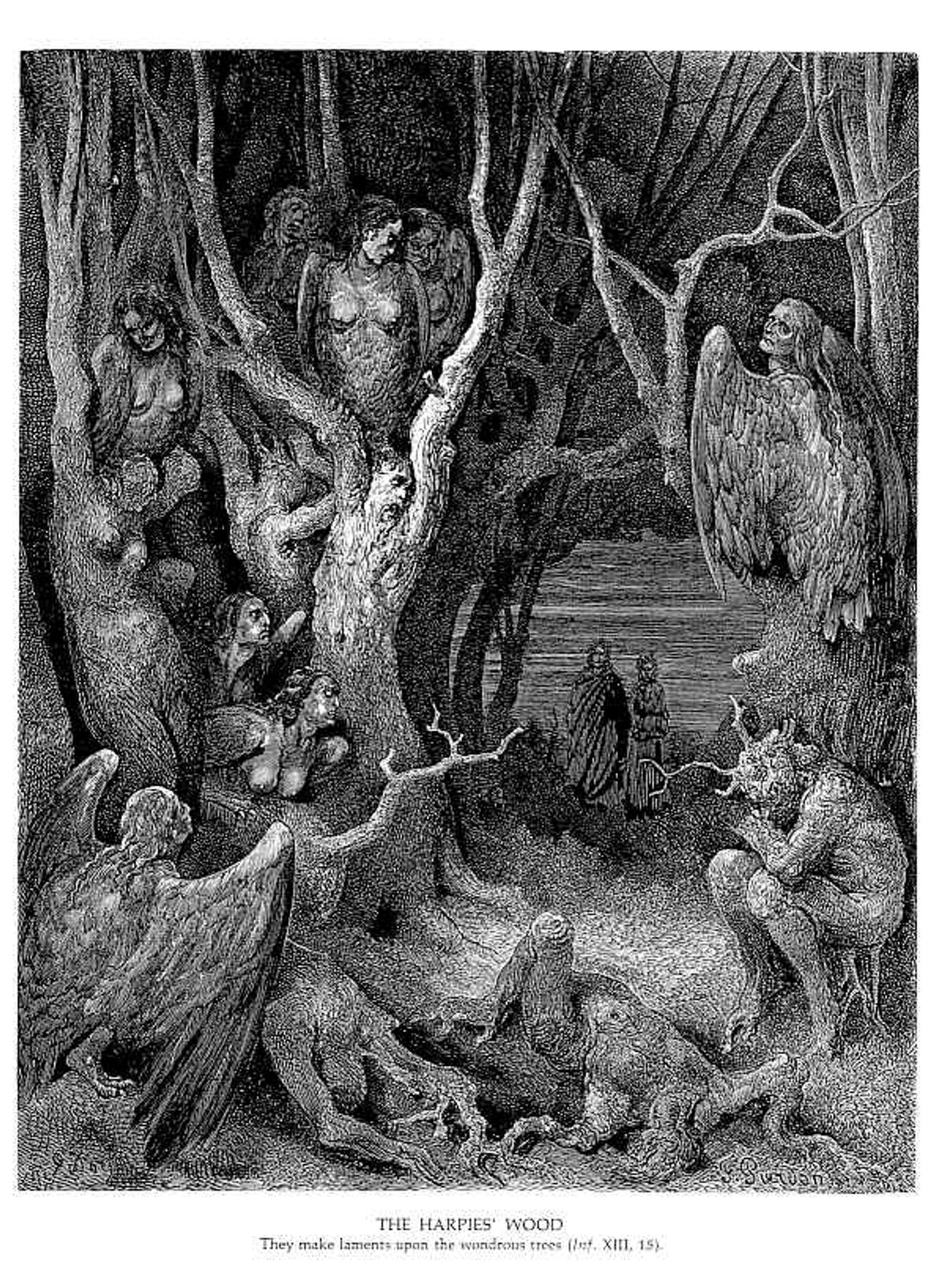 The Hapies' Wood by Gustave Dore