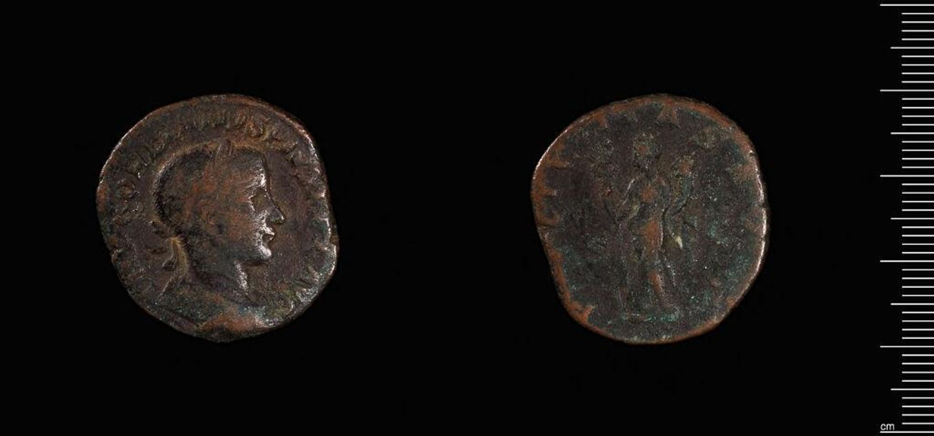 Sestertius of Gordian III by Gordian III