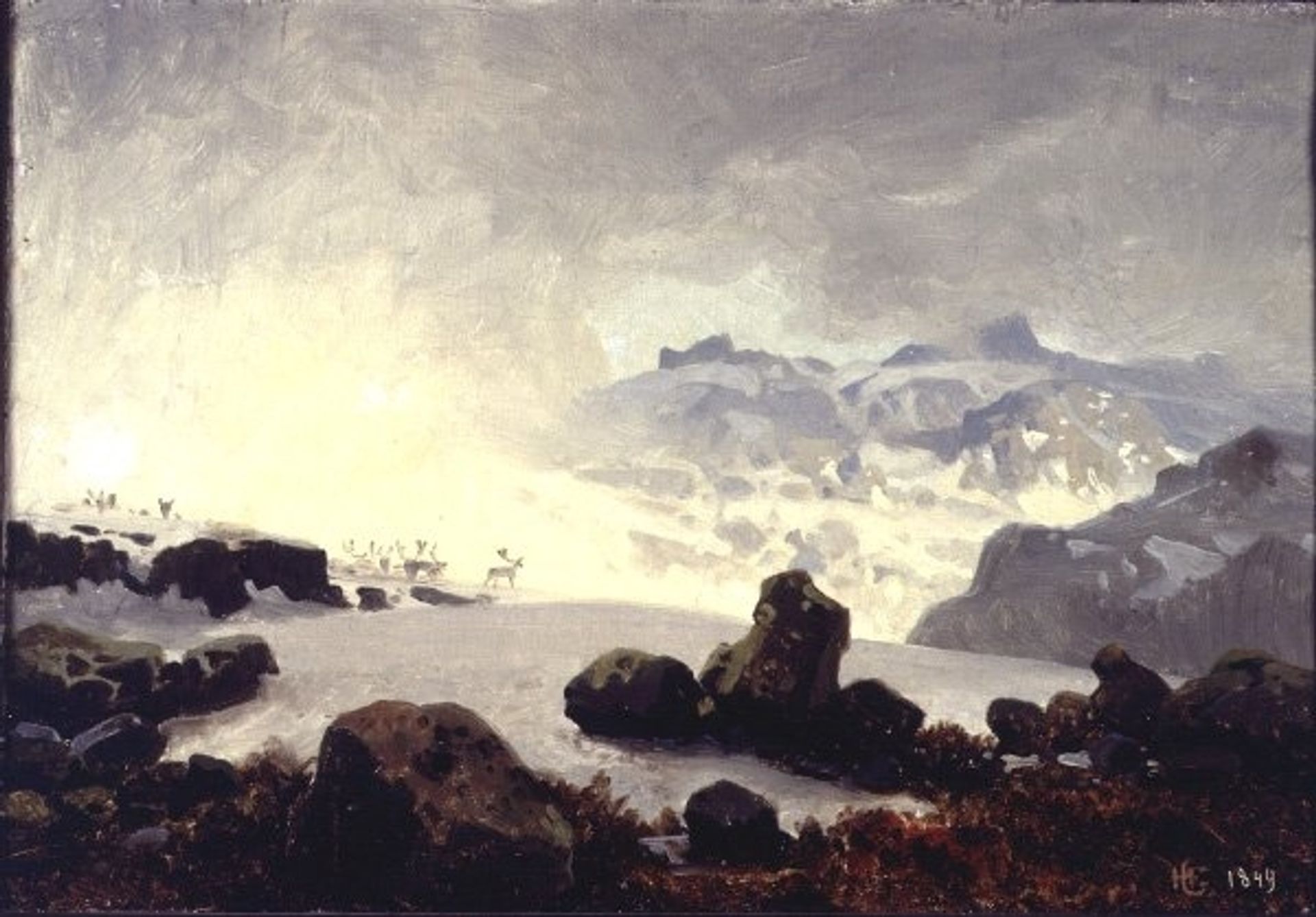 From the Mountains by Hans Gude
