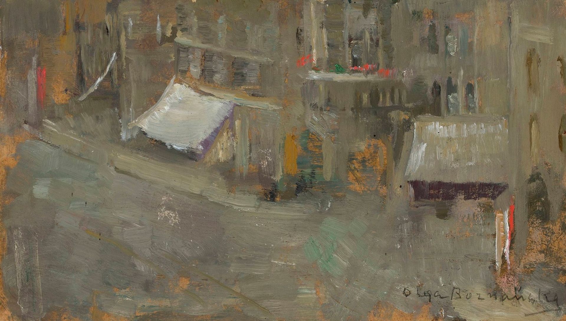 Place de Thernes in Paris by Olga Boznanska