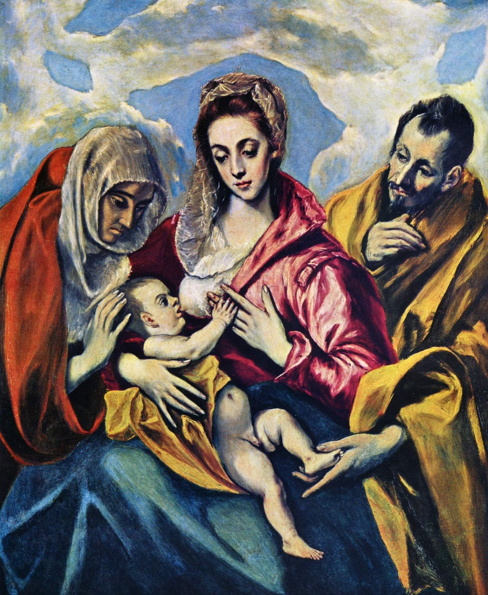 Holy Family with St. Anne by El Greco (Domenikos Theotokopoulos)