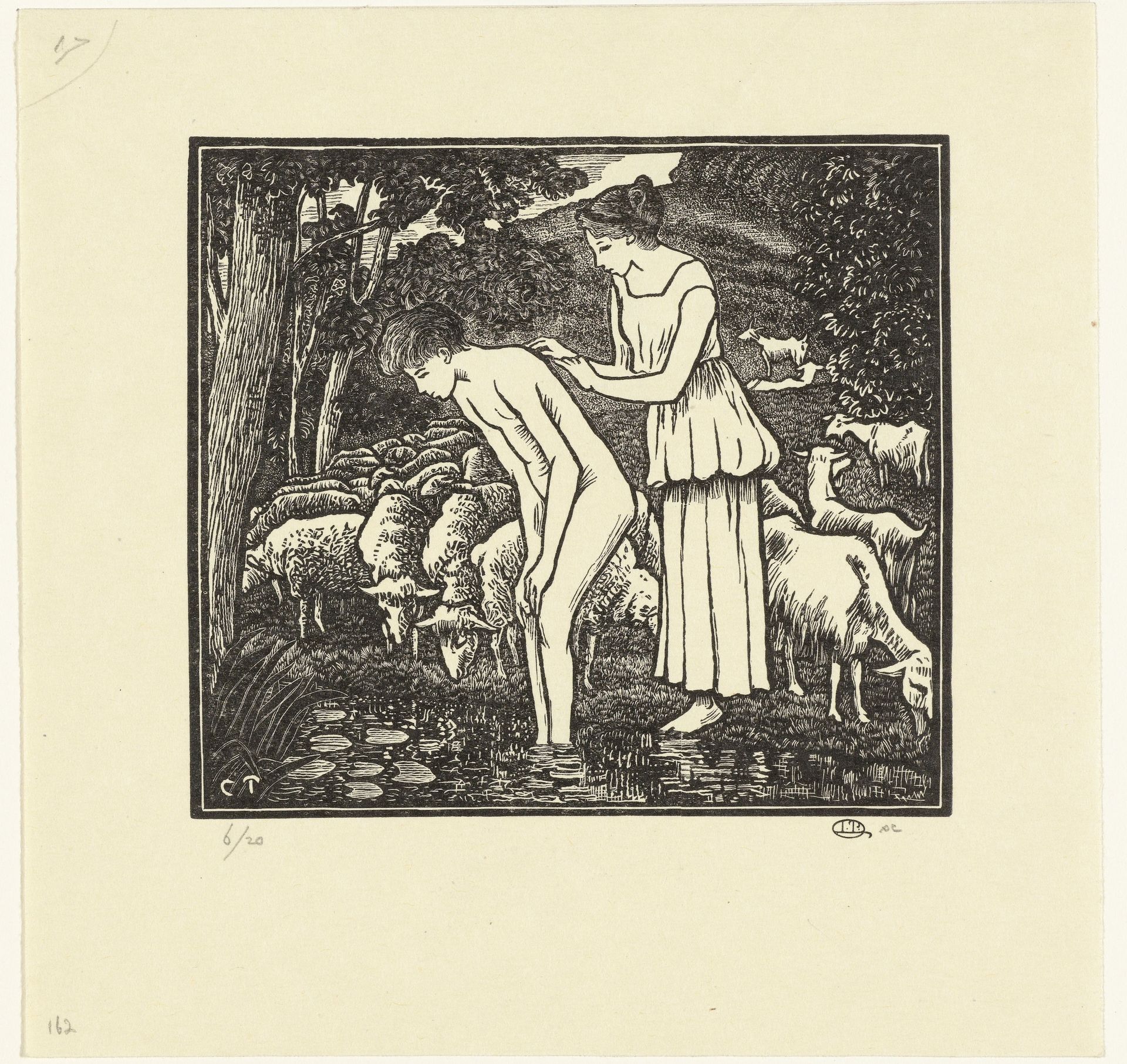 Daphnis et Chloé by Lucien Pissarro