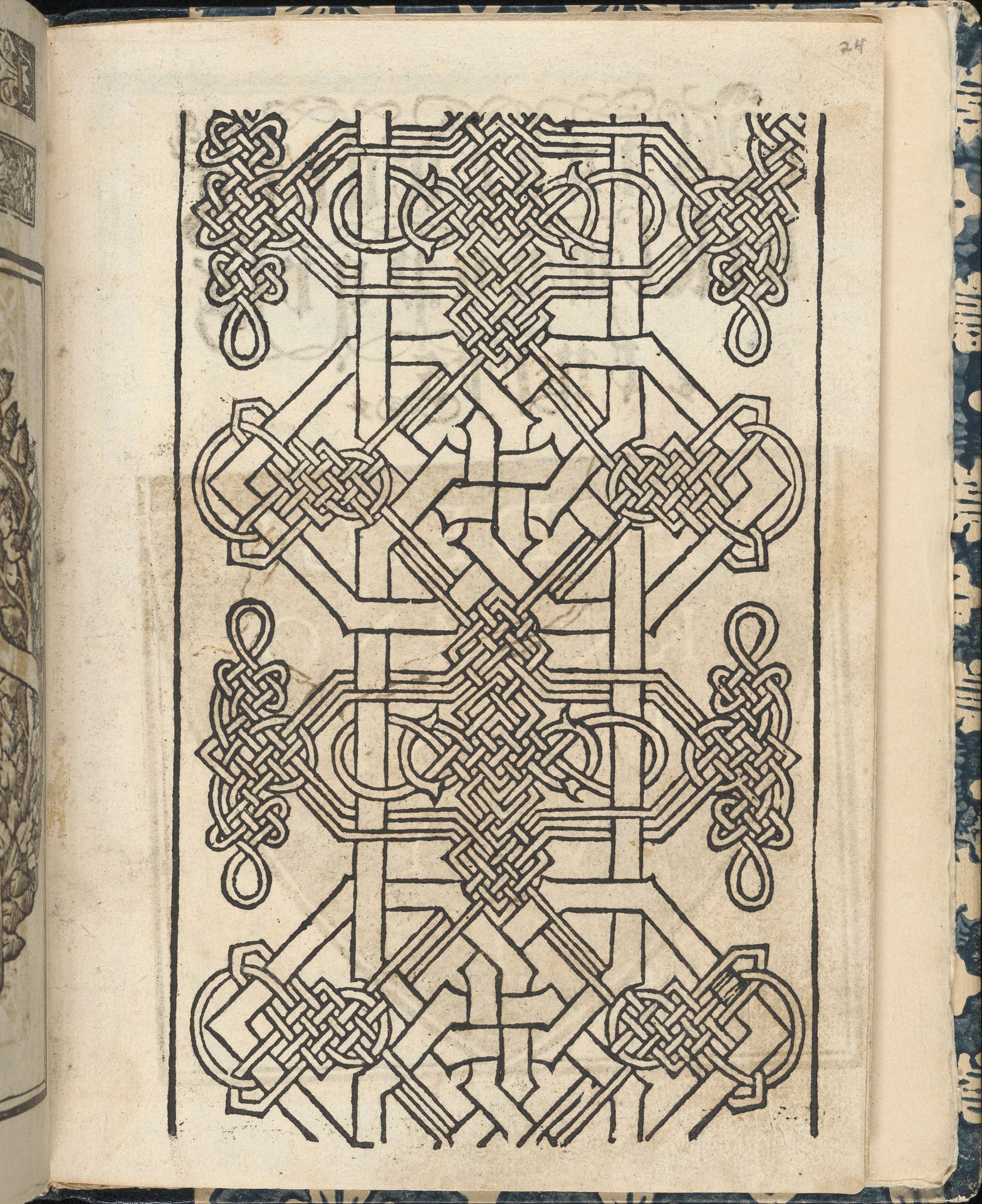 Essempio di recammi, page 24 (recto) by Giovanni Antonio Tagliente
