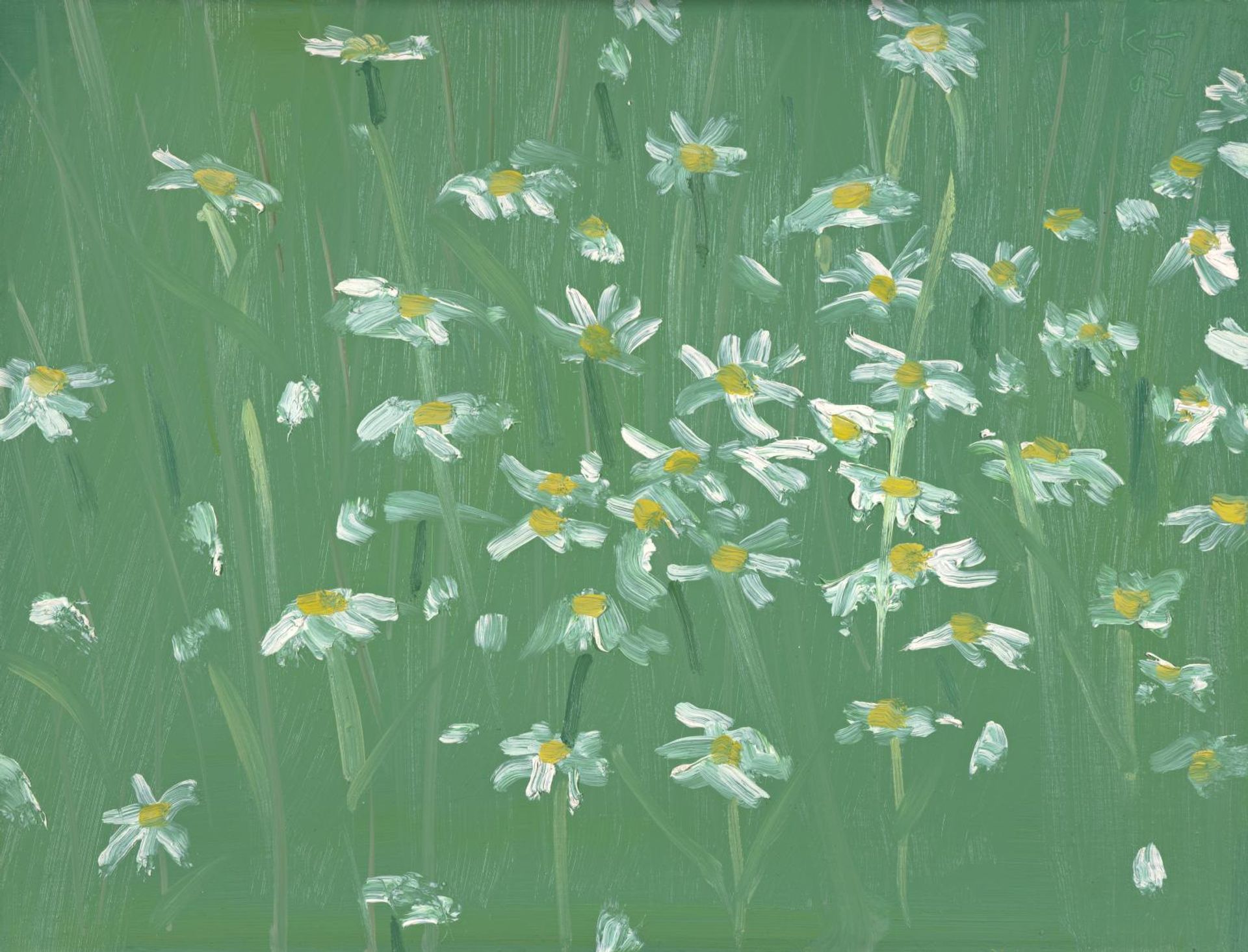 Daisies #2 by  Alex Katz