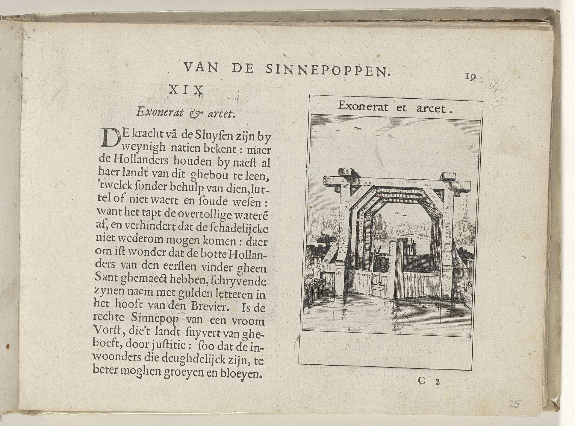 XIX Exonerat et arcet by Roemer Visscher