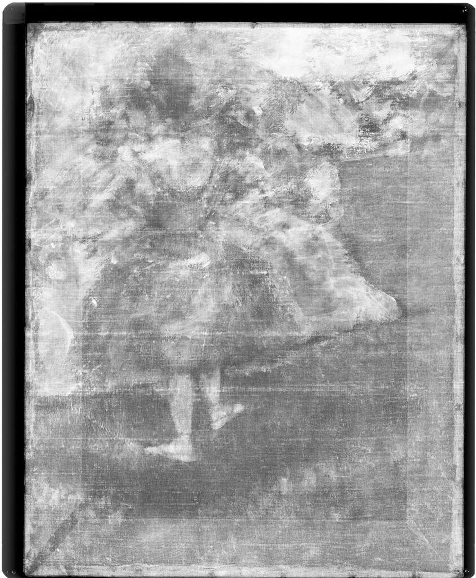 X-radiograph(s) of "Ballet Dancer" by Artist of original: Hilaire-Germain-Edgar Degas