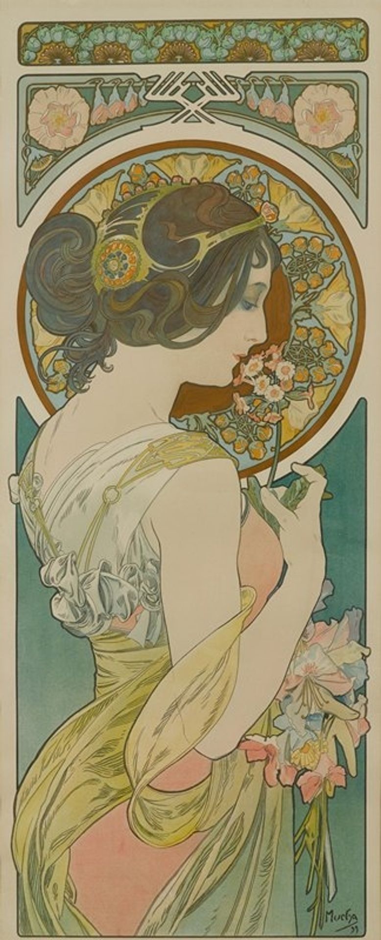 Primrose by Alphonse Mucha