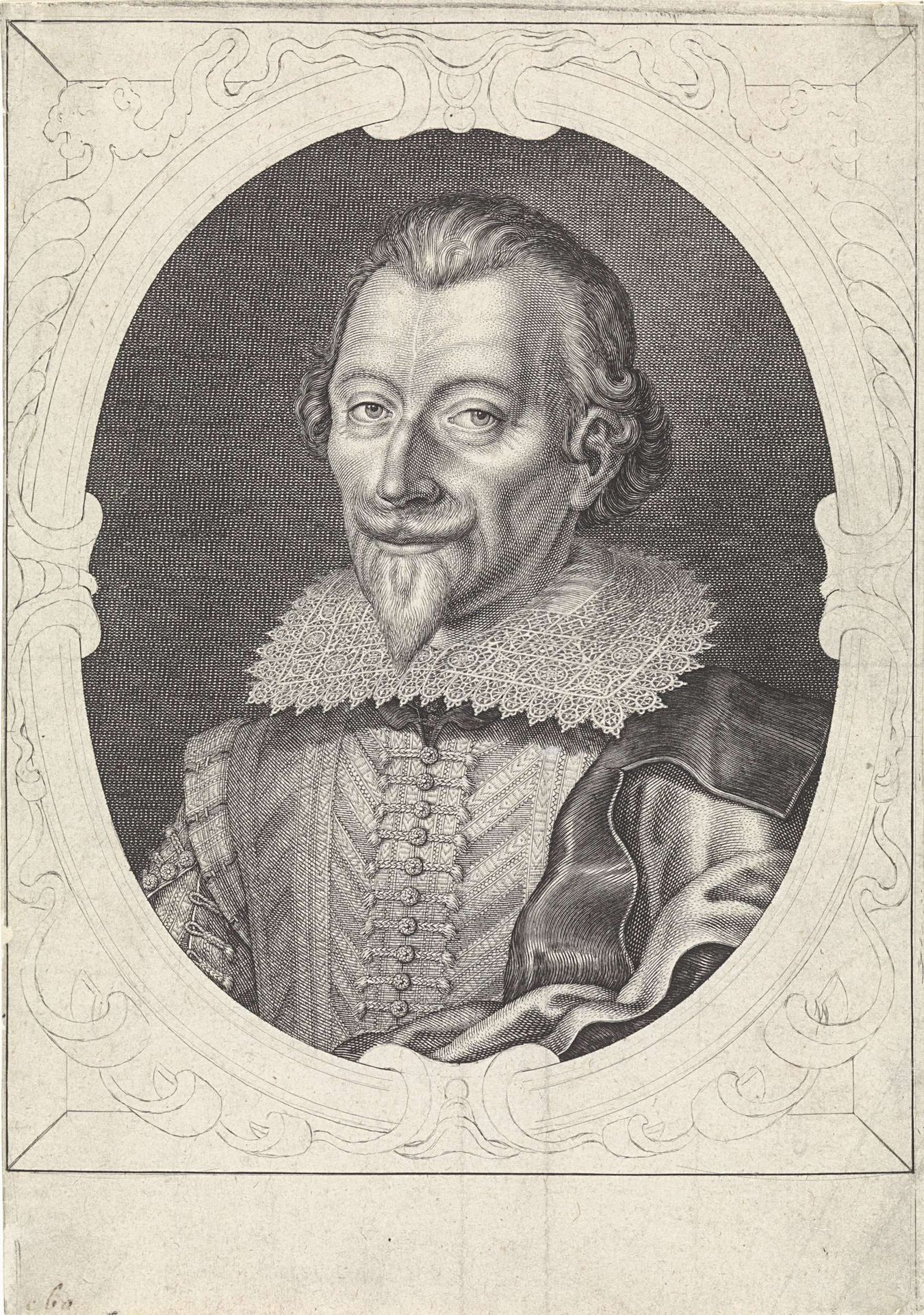 Portret van Peter Ernst (II), graaf van Mansfeld by Simon van de Passe