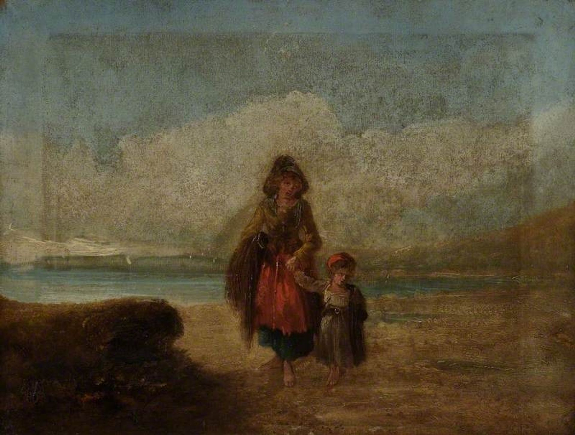 Landscape with Figures by Thomas Jones Barker